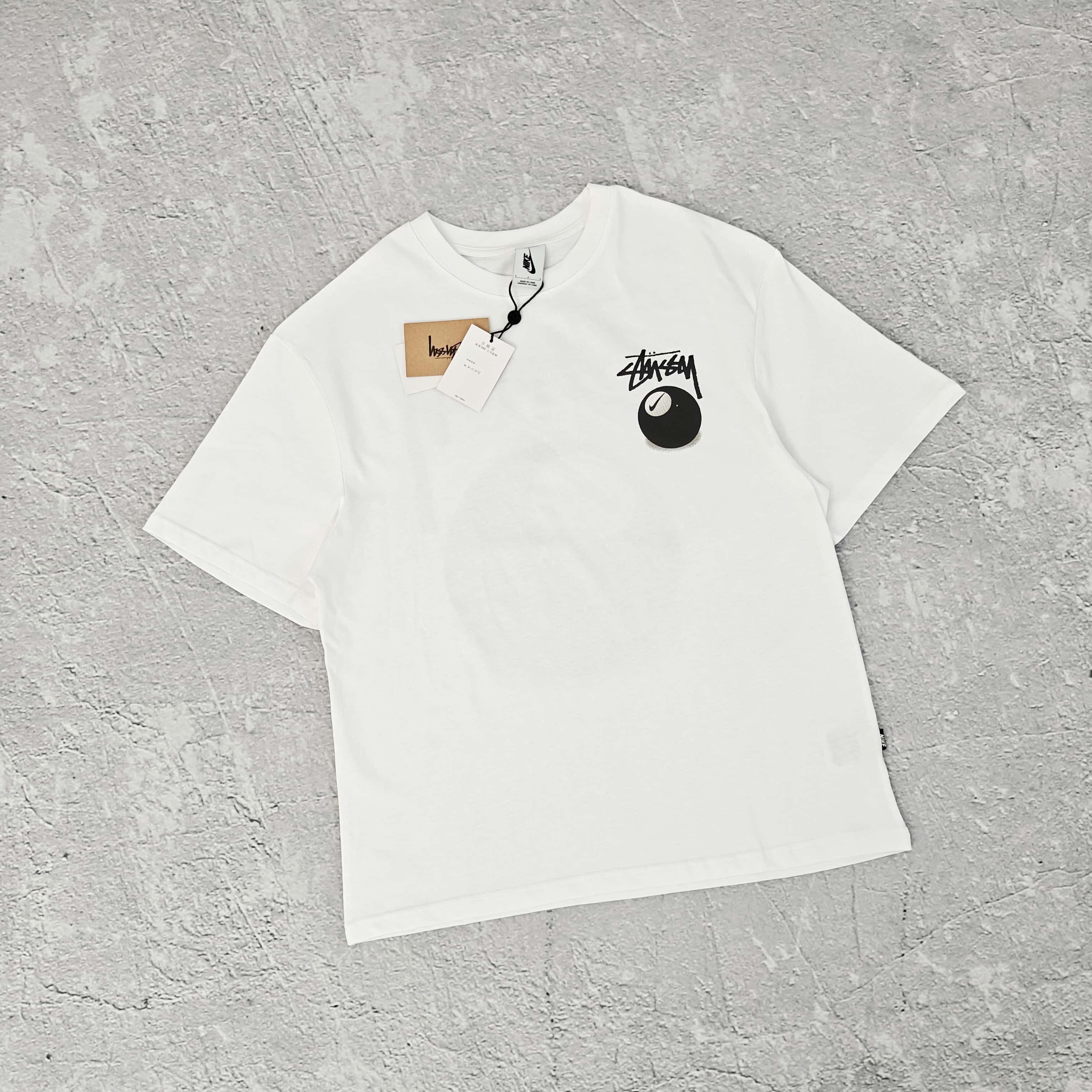 1to1reps T-Shirts fashion reps product 白色台球印花短袖T恤 - 西 52850