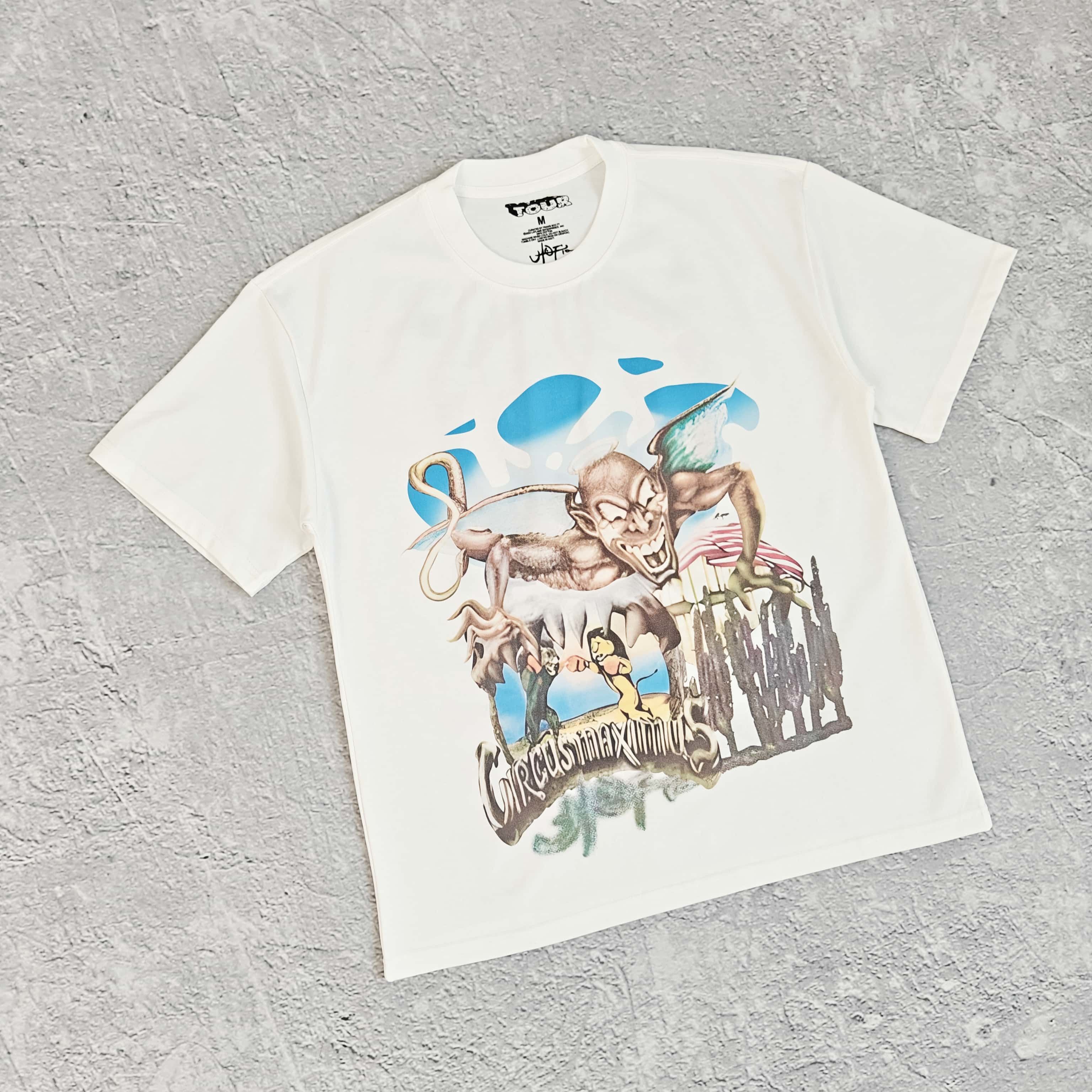1to1reps T-Shirts fashion reps product 白色印花短袖T恤 - 踹 528341 