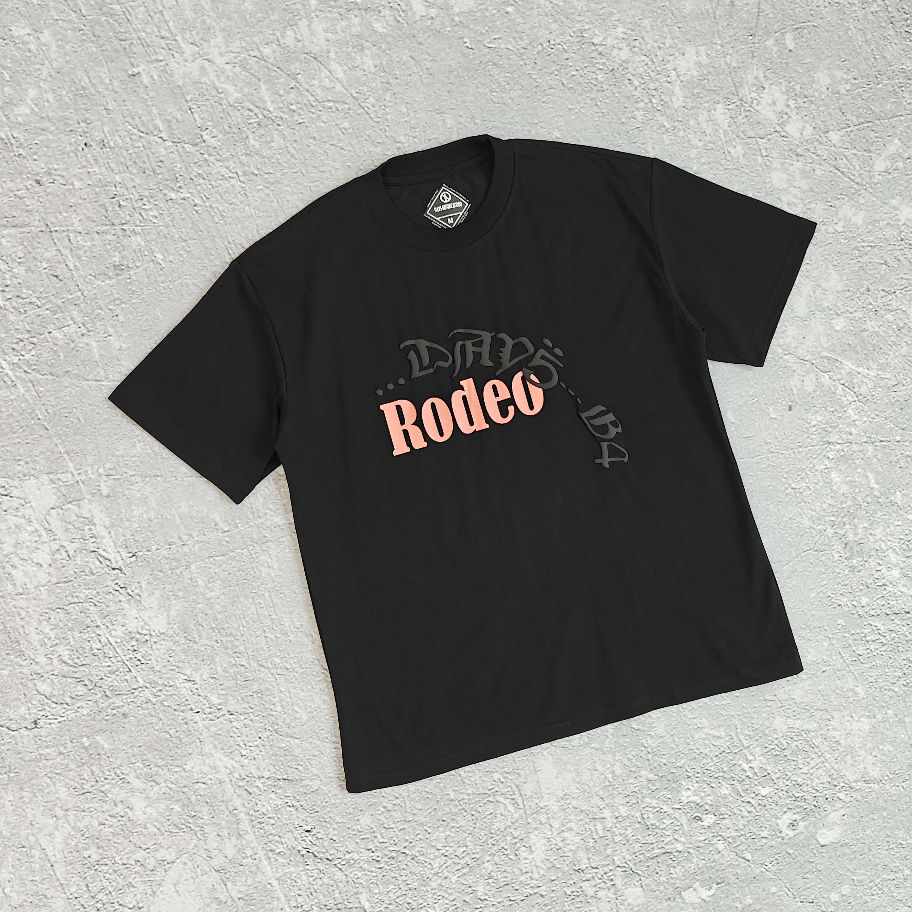 1to1reps T-Shirts fashion reps product 黑色字母发泡印花短袖T恤- 踹 5283