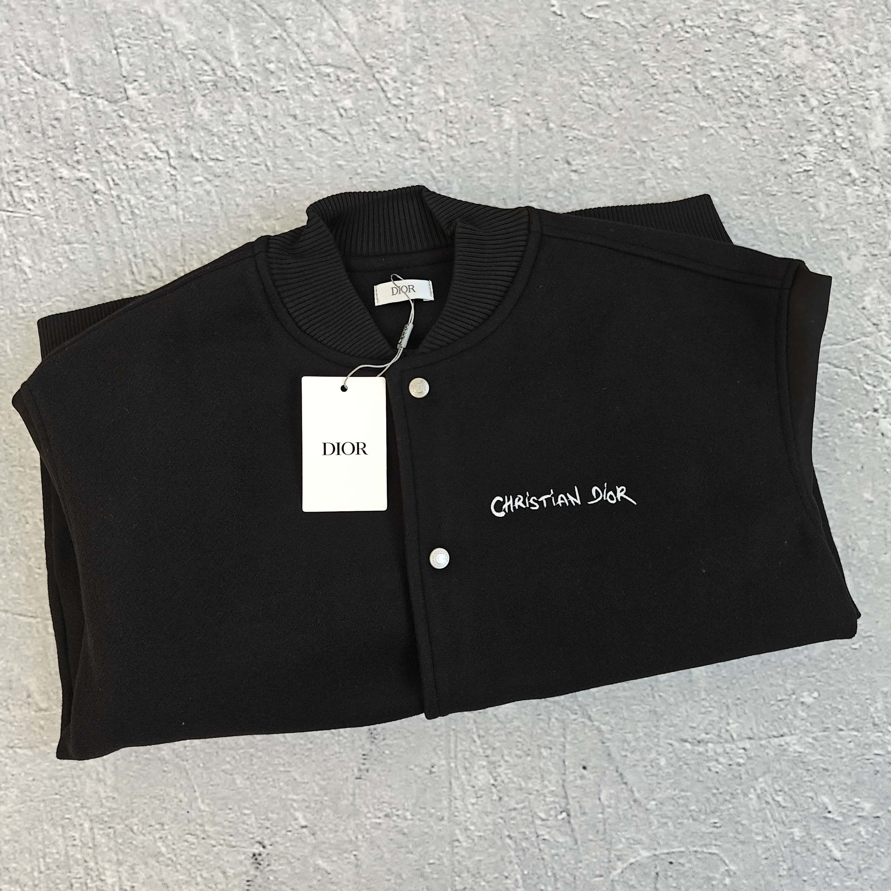 黑色小标棒球服夹克外套 - 滴 528836（ZN）