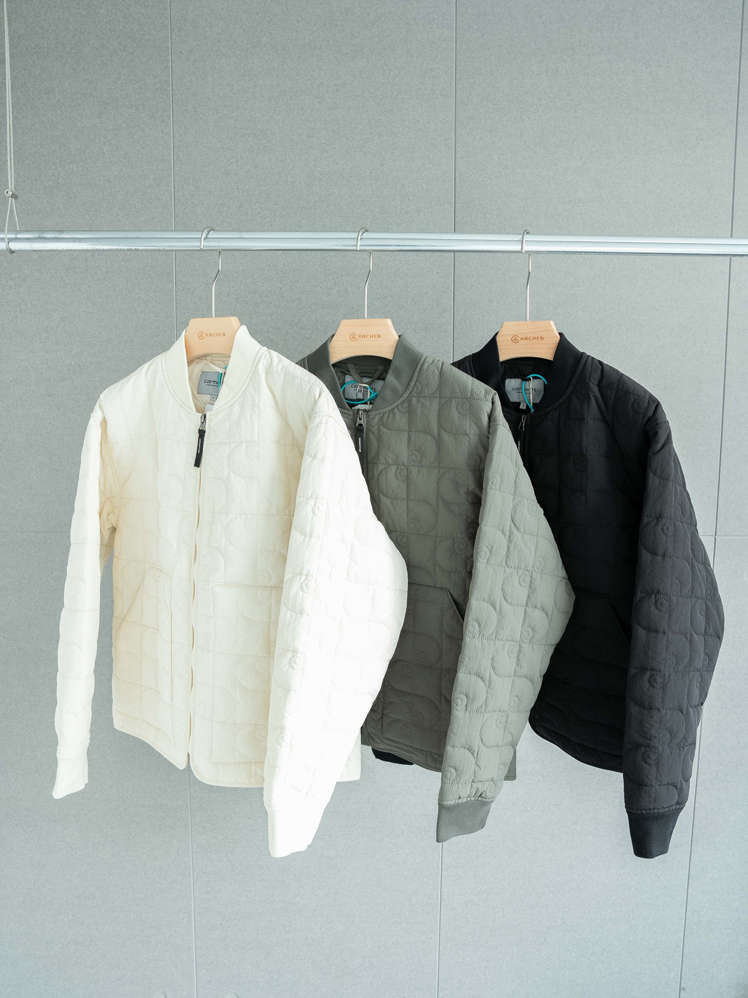 三色格子棉服夹克-卡 528109