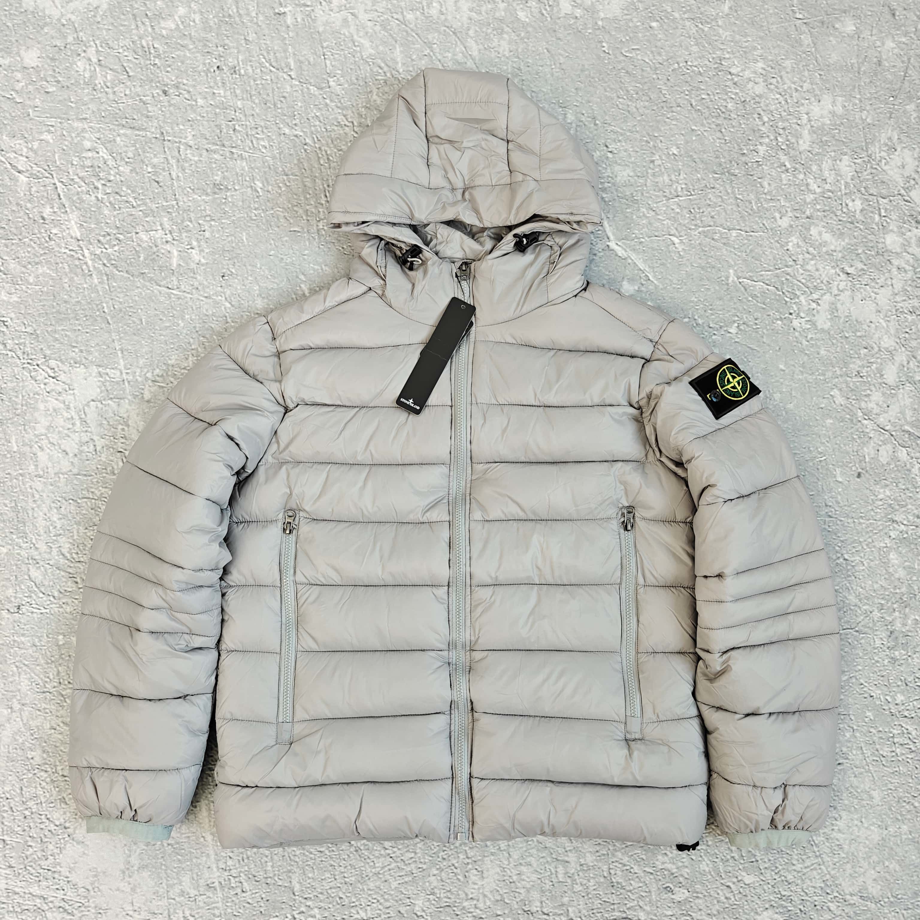 两色袖标棉服夹克-石 5281037