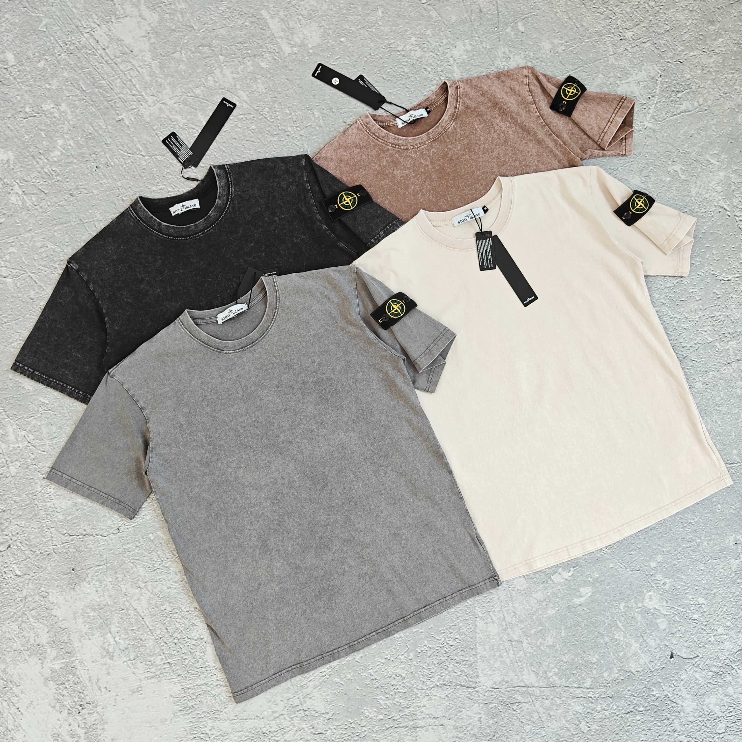 1to1reps T-Shirts fashion reps product 四色做旧短袖T恤-石 528203