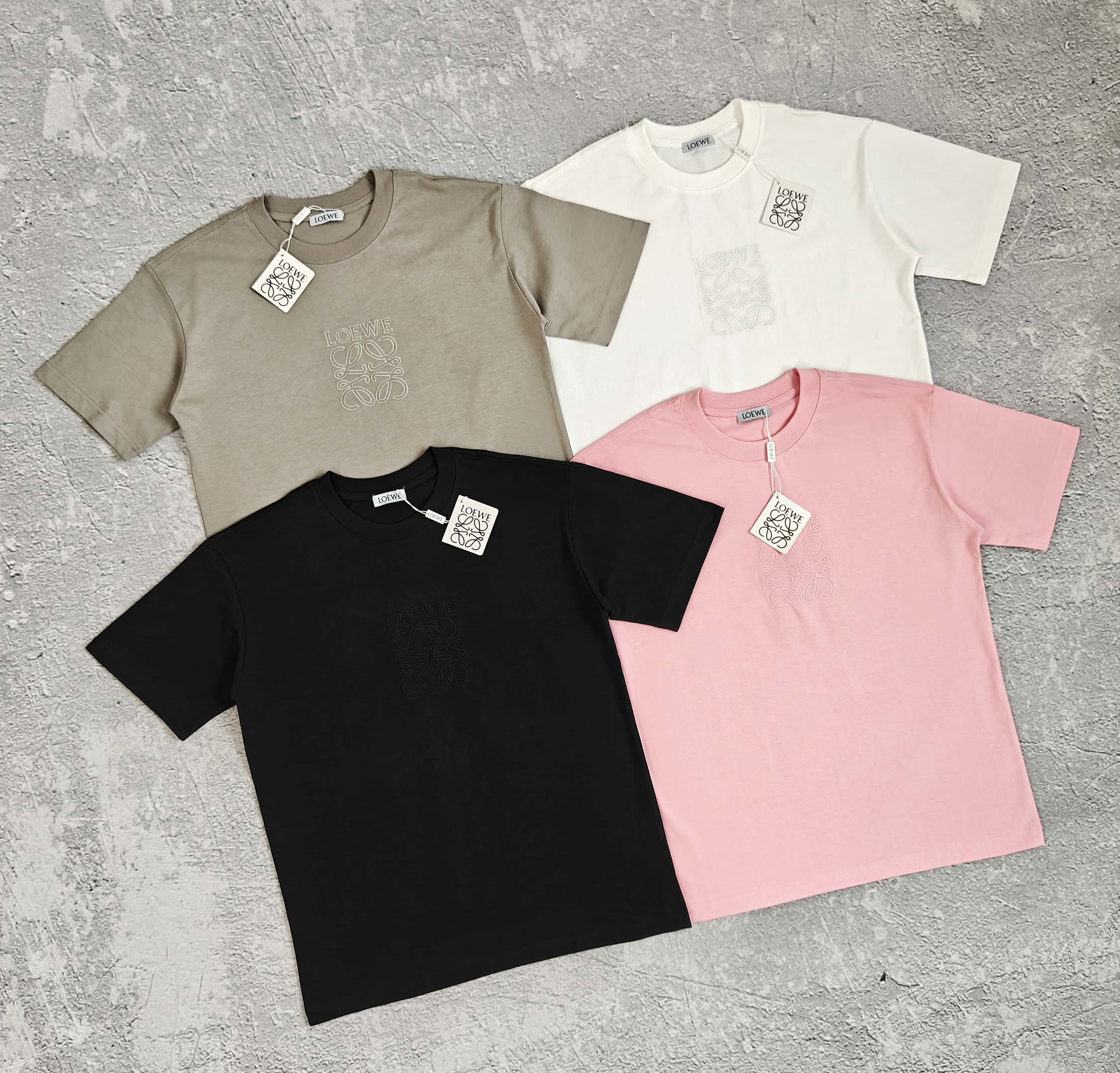 1to1reps T-Shirts fashion reps product 四色胸前刺绣短袖T恤 - 落 52854