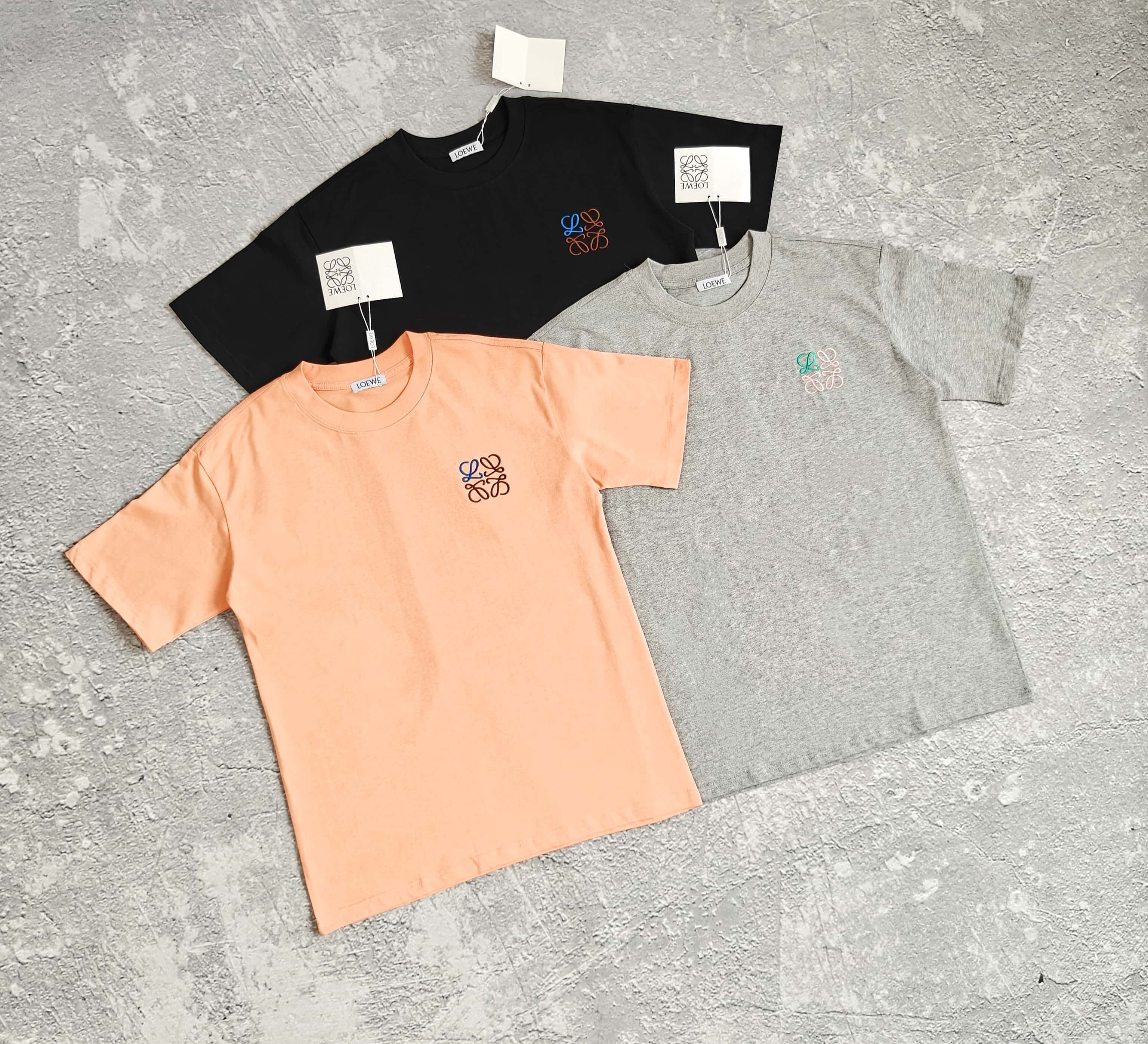 1to1reps T-Shirts fashion reps product 三色胸前刺绣短袖T恤 - 落 52857