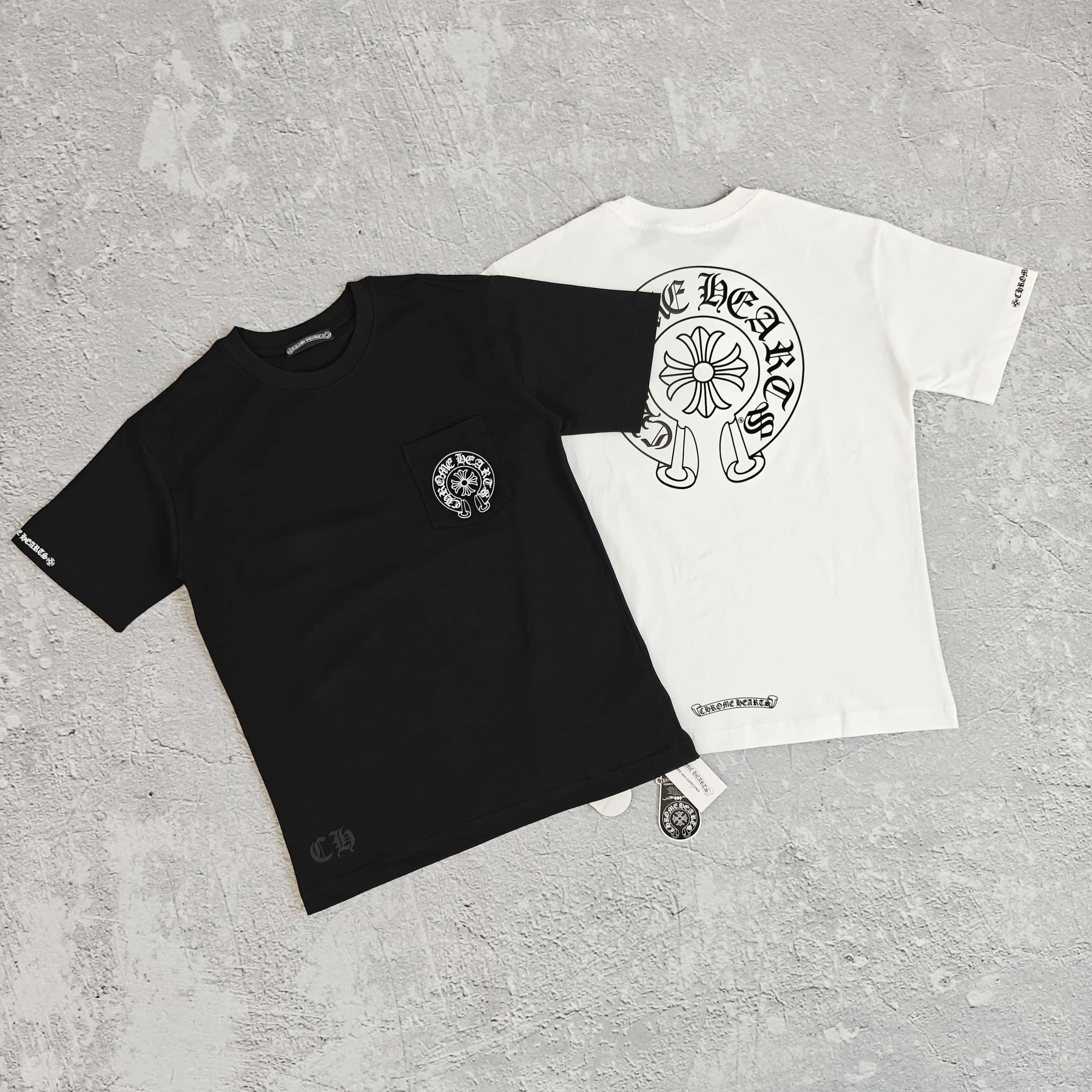 1to1reps T-Shirts fashion reps product 两色胸前口袋背后印花短袖T恤 - 克 5