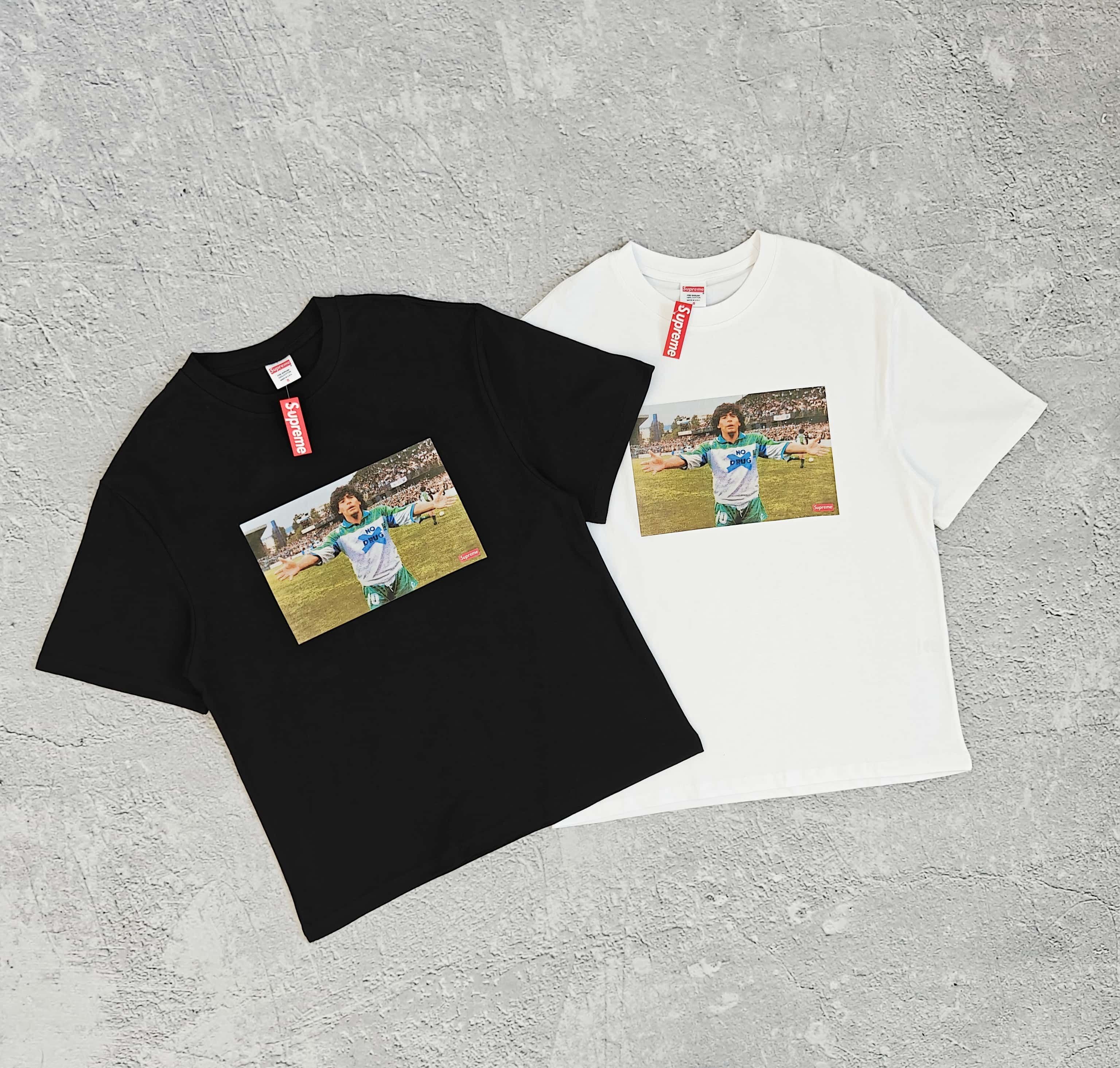 1to1reps T-Shirts fashion reps product 两色胸前人物印花短袖T恤 - 瑞 528