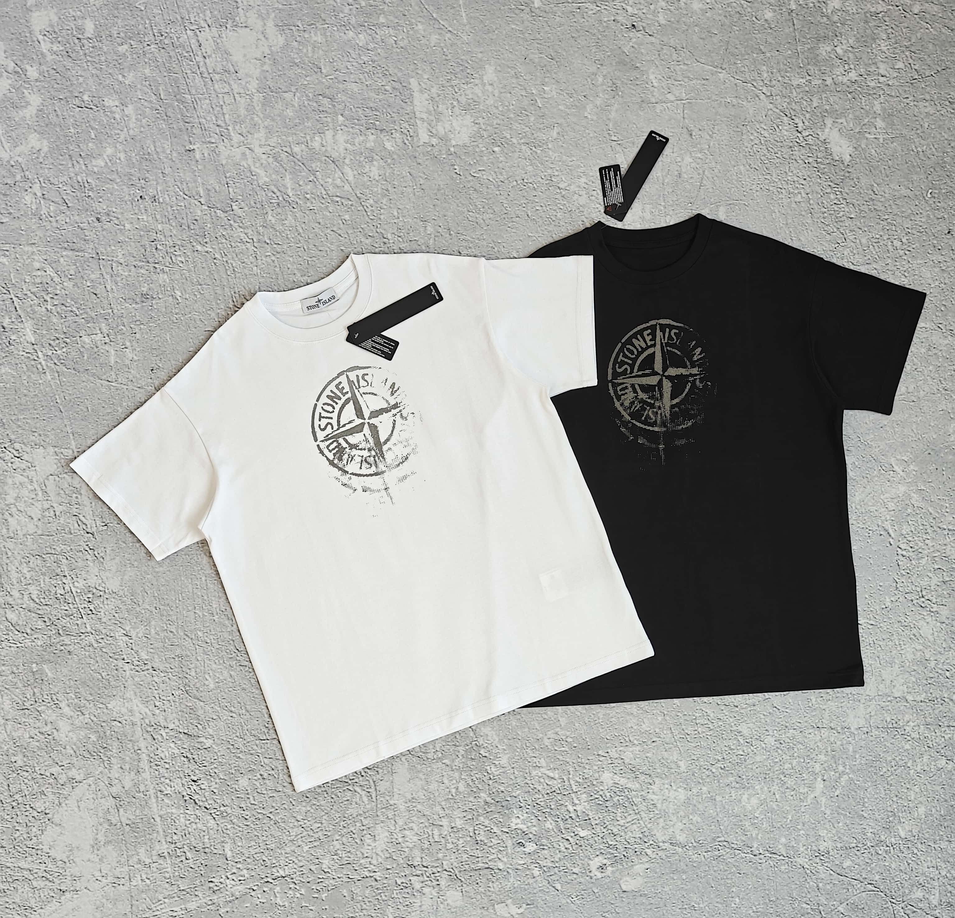 1to1reps T-Shirts fashion reps product 两色印花短袖T恤-石 528220