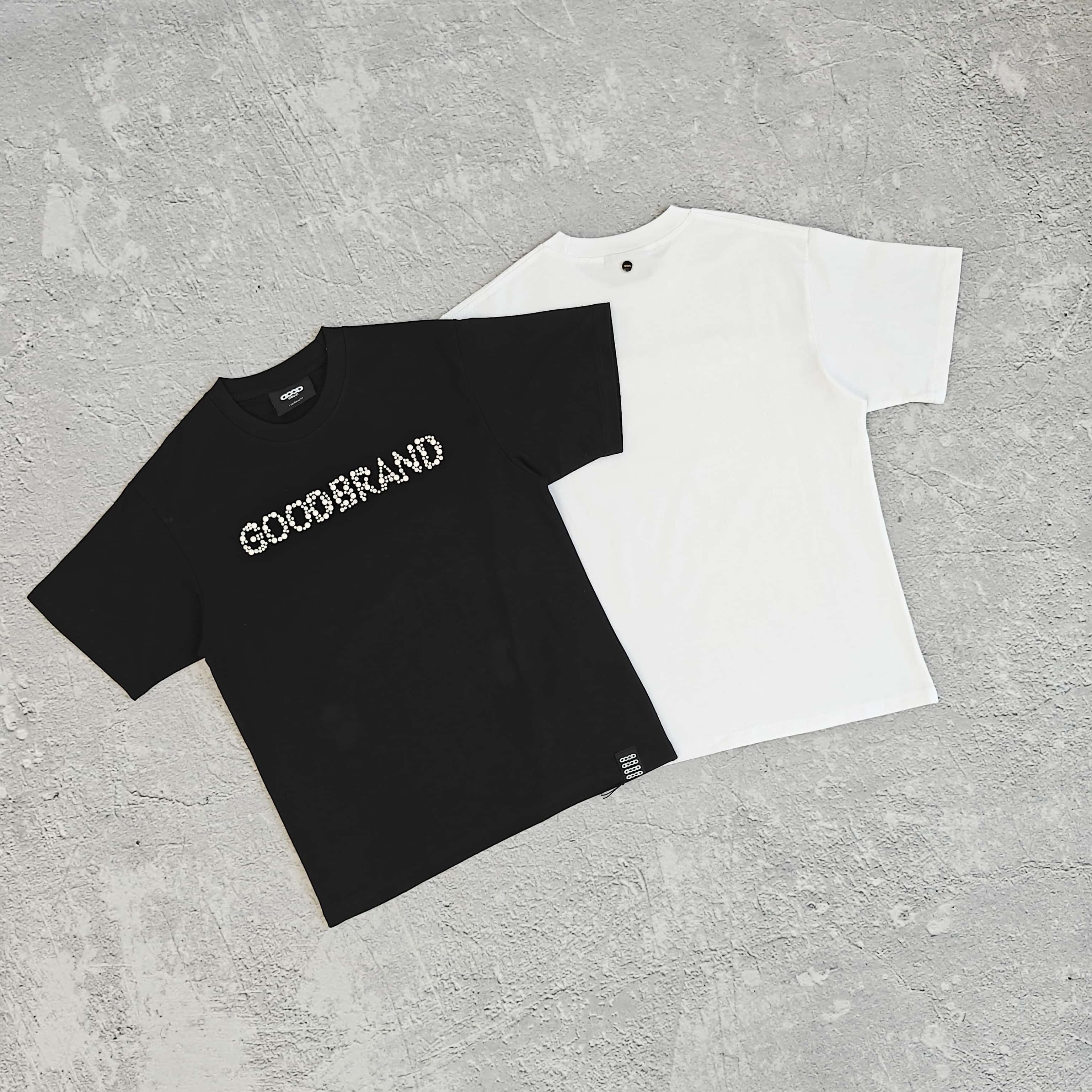 1to1reps T-Shirts fashion reps product 两色胸前字母贴钻 短袖T恤 - 好528