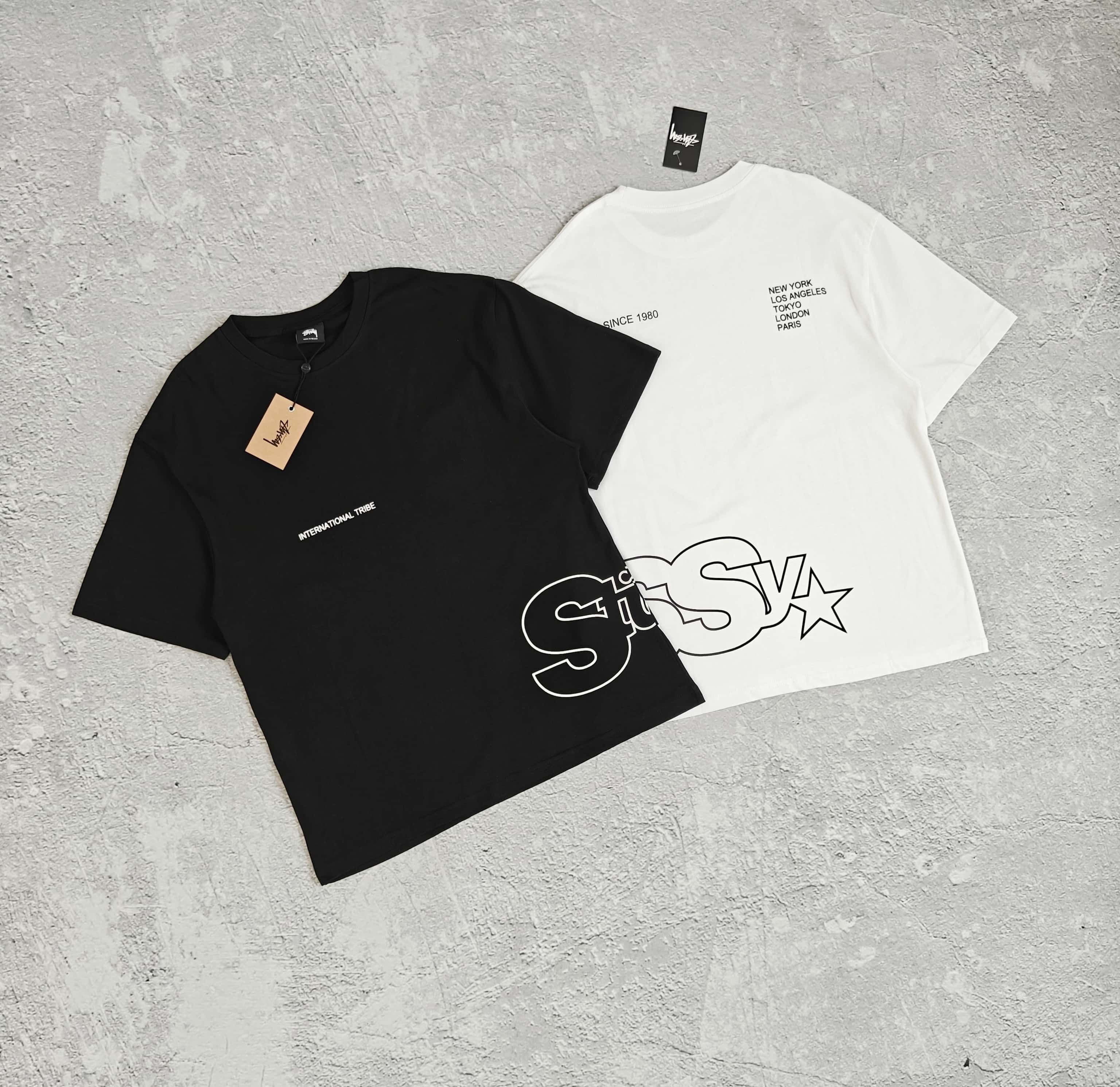 1to1reps T-Shirts fashion reps product 两色下摆镂空字母短袖T恤 - 西5284
