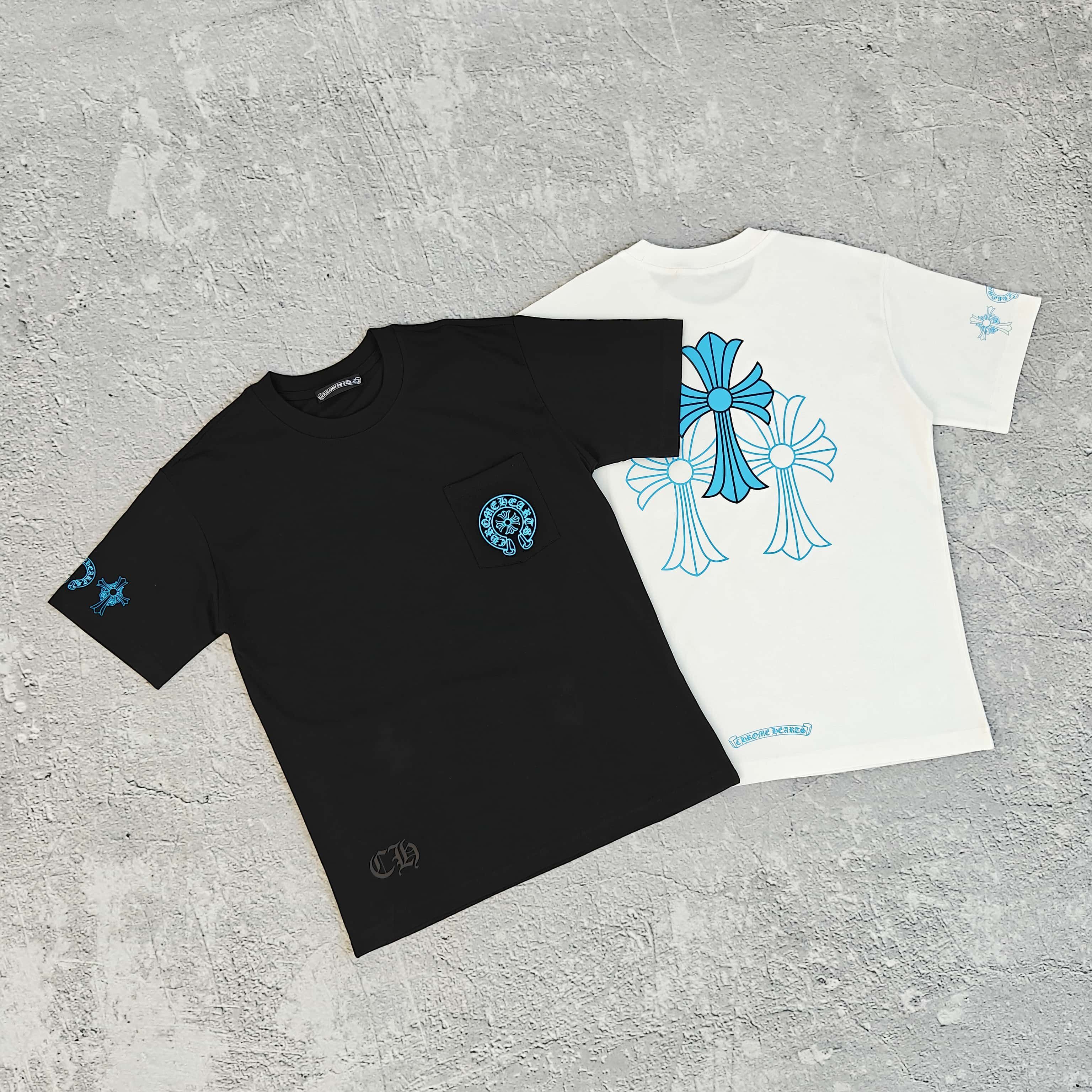 1to1reps T-Shirts fashion reps product 两色蓝印花短袖T恤 - 克 528659