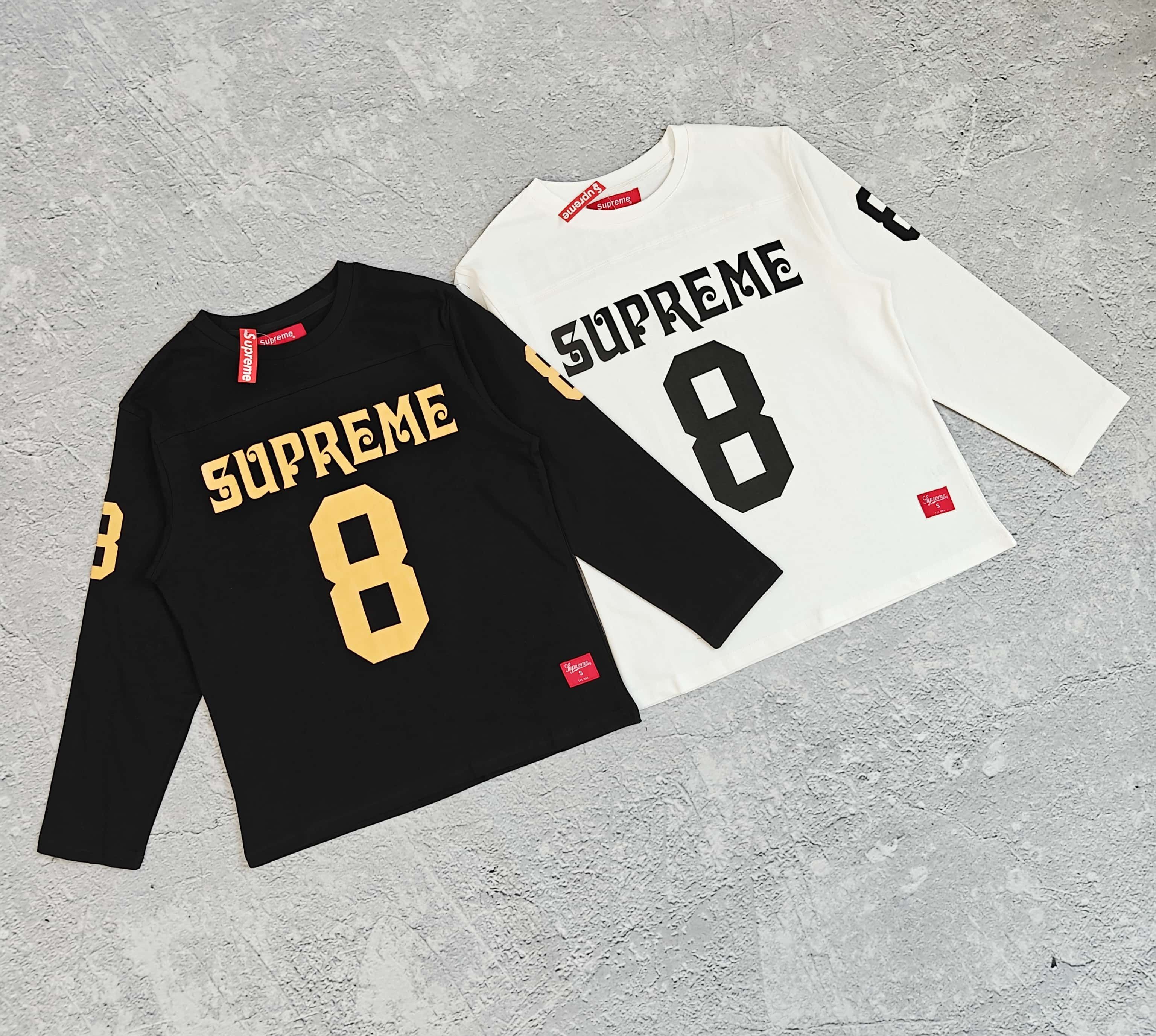 1to1reps T-Shirts fashion reps product 两色数字印花长袖T恤 - 西 52844