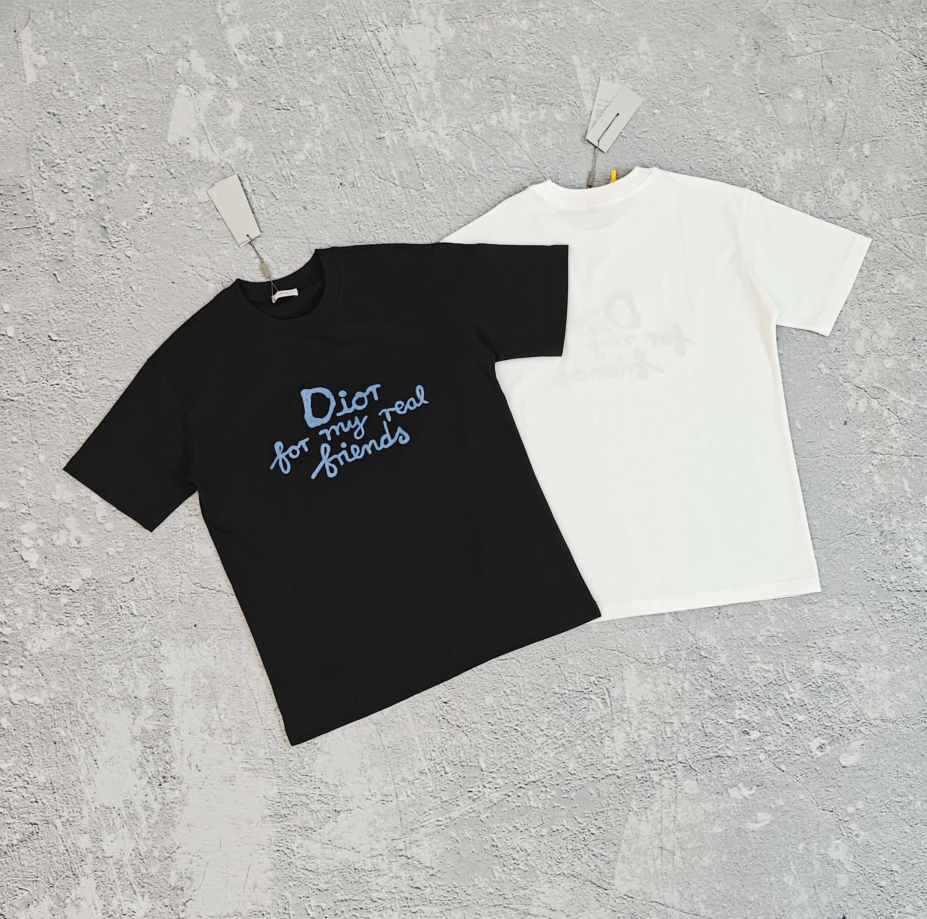 1to1reps T-Shirts fashion reps product 两色毛巾刺绣短袖T恤 - 滴 52858
