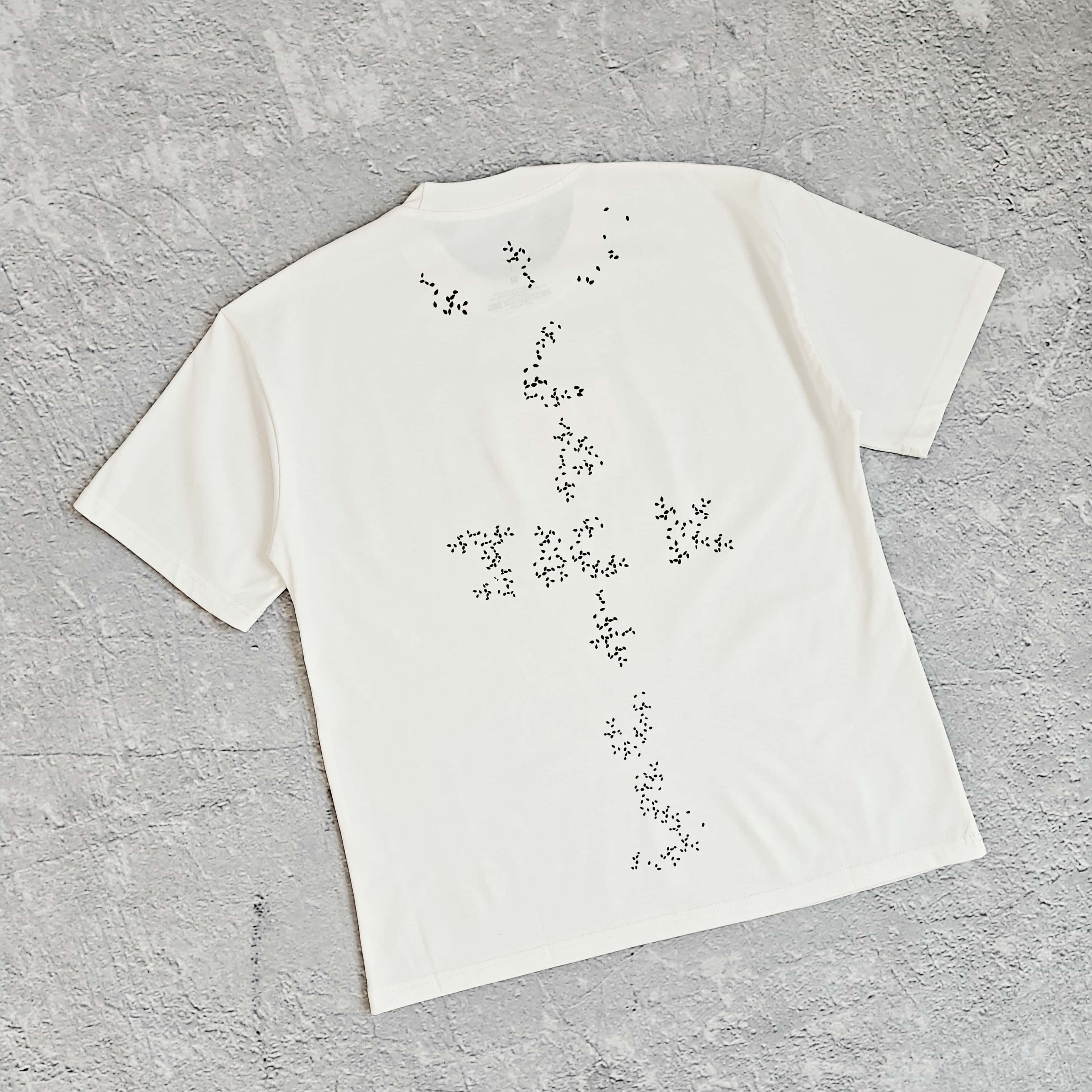 两色发泡印花短袖 - 踹 528317（GZ）
