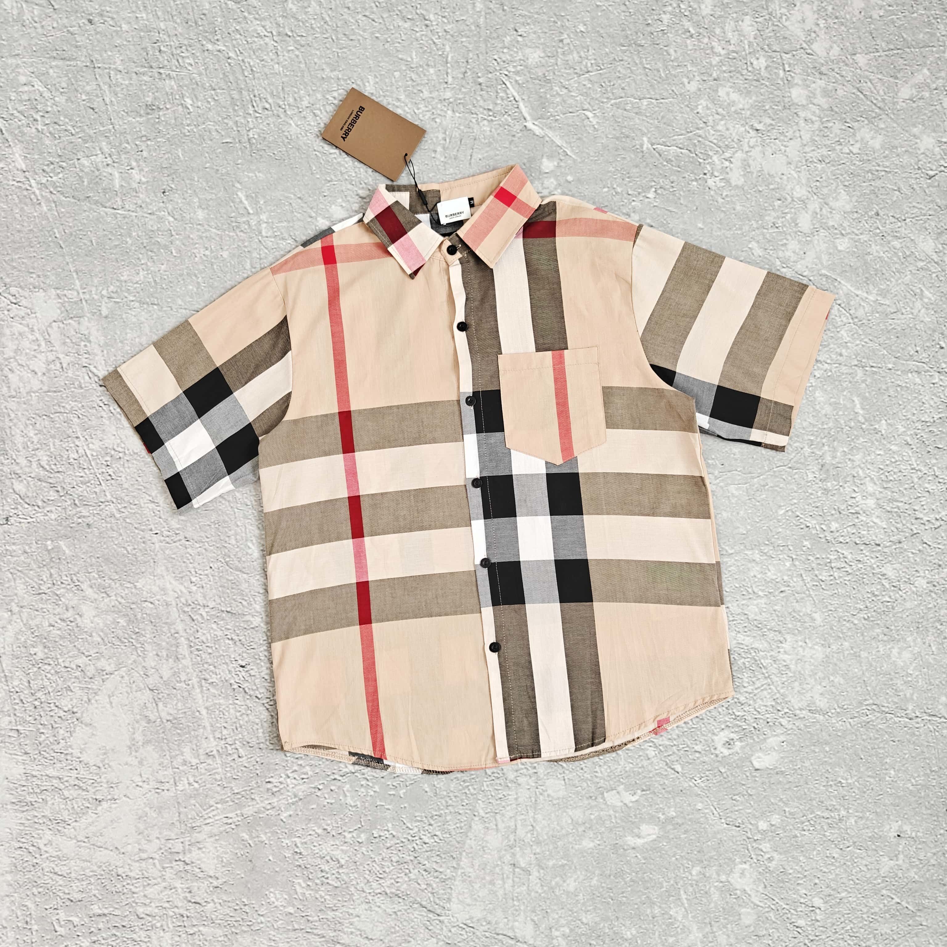 1to1reps T-Shirts fashion reps product 格子衬衫短袖 - 巴 528750（YF