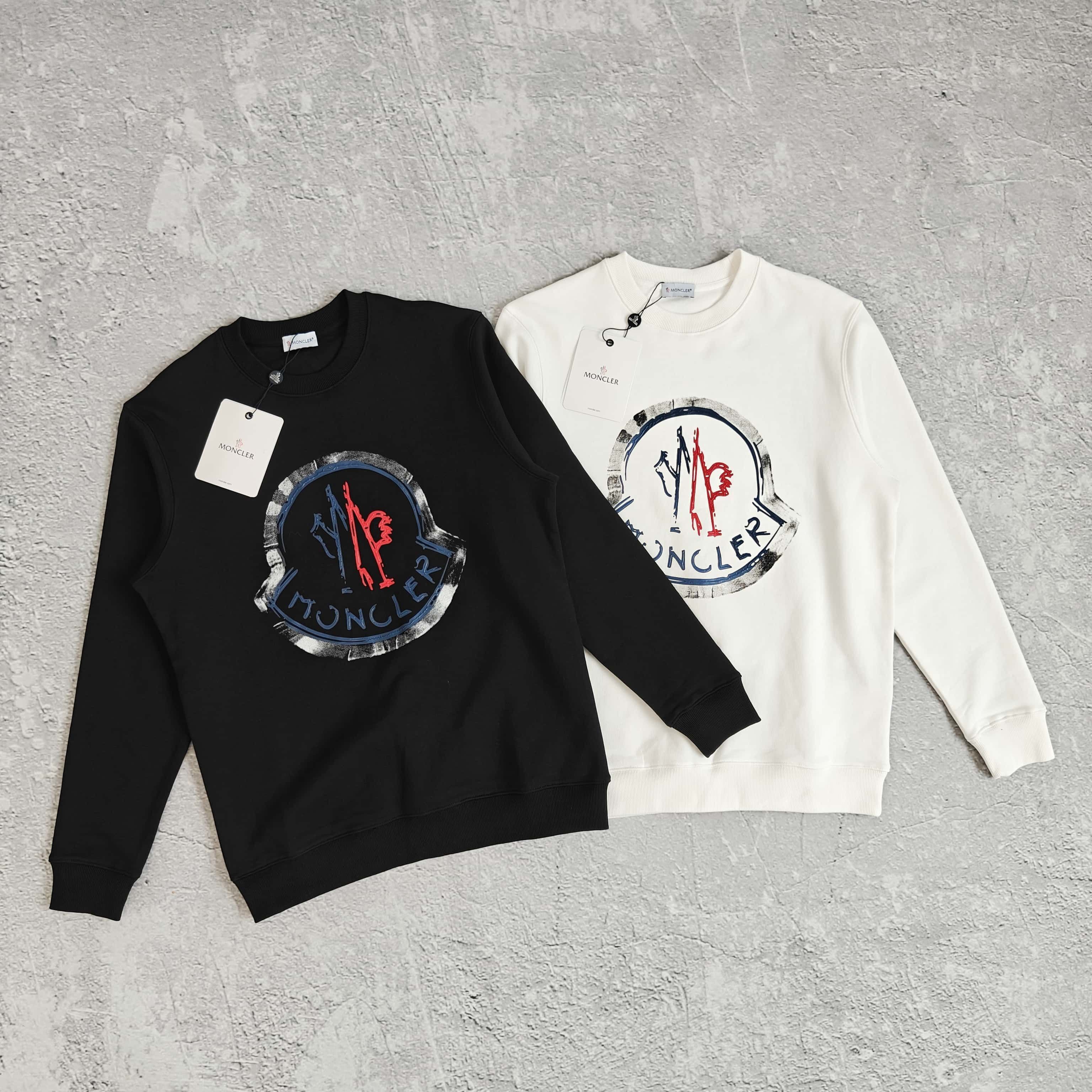 1to1reps Hoodies/Sweaters fashion reps product 黑白两色胸前大印花圆领卫衣 - 梦 52