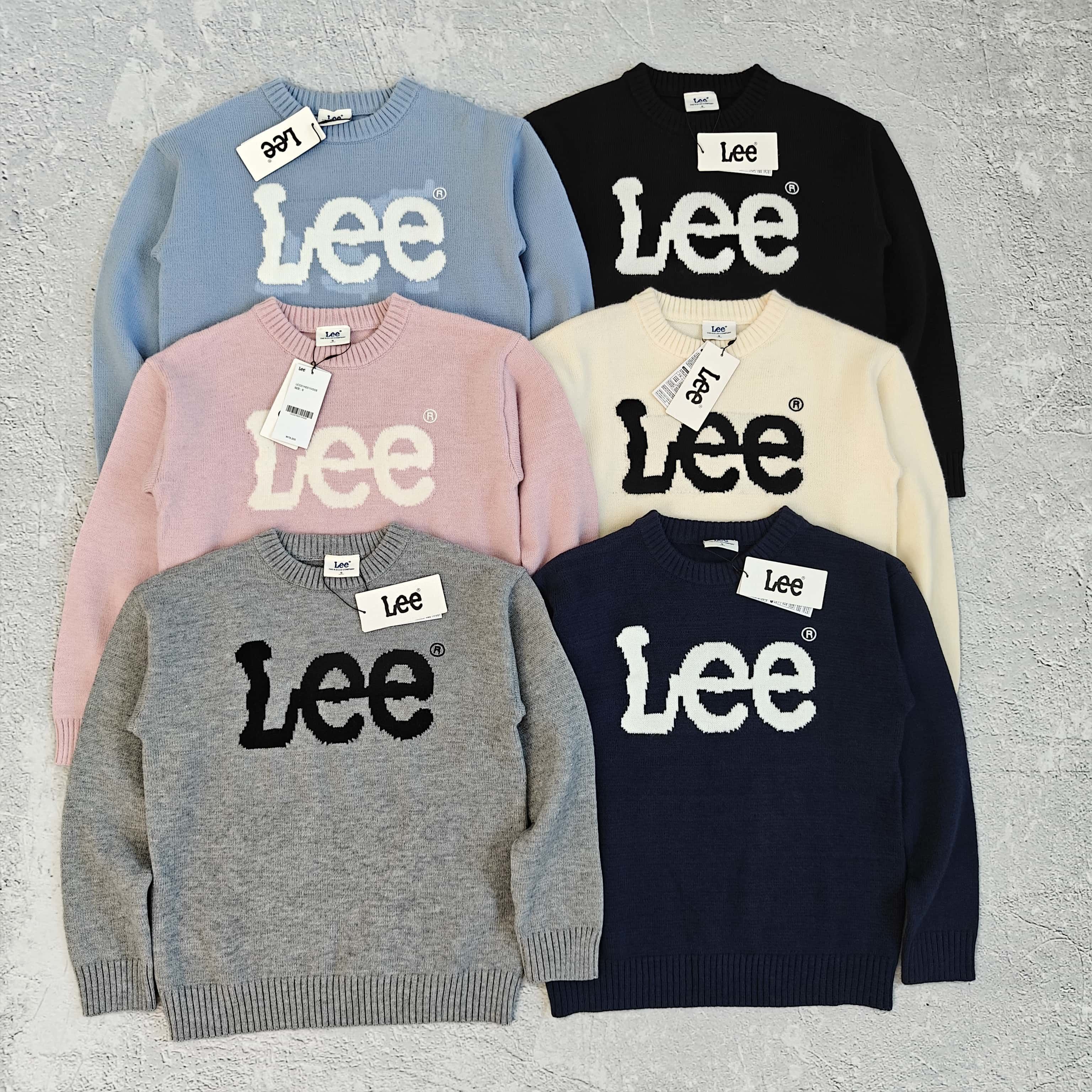 1to1reps Hoodies/Sweaters fashion reps product 六色胸前大字母圆领毛衣 - 里 5288