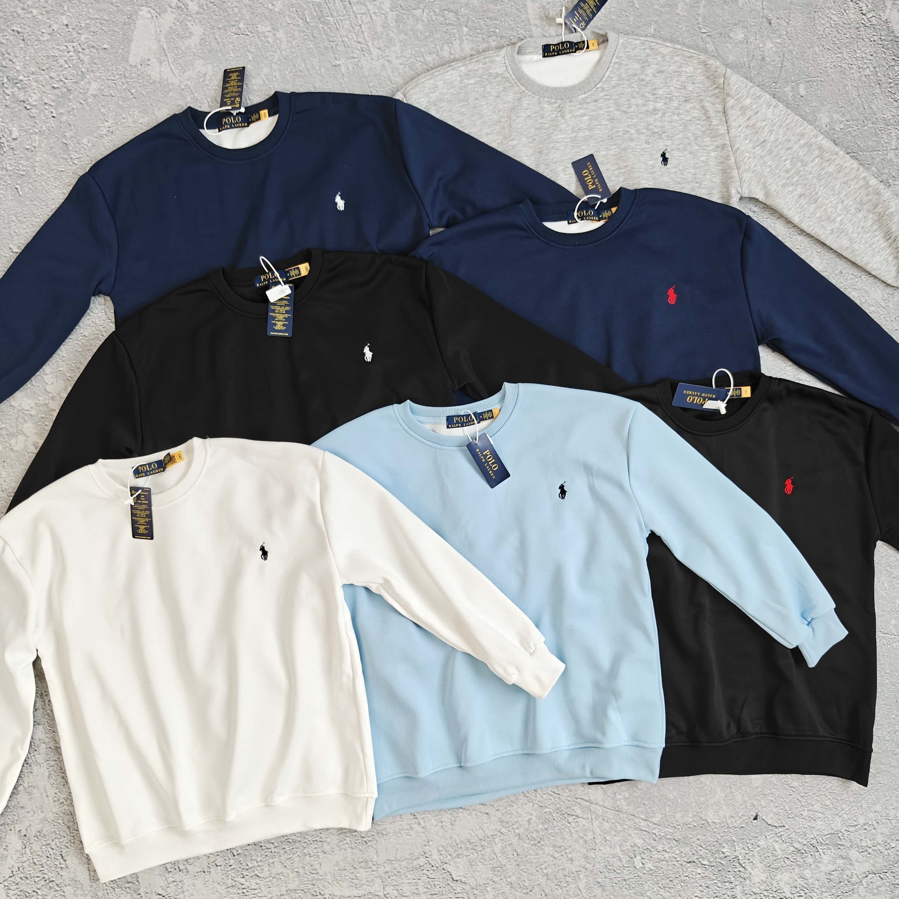 1to1reps Hoodies/Sweaters fashion reps product 七色胸前小标圆领卫衣 - 拉 52883