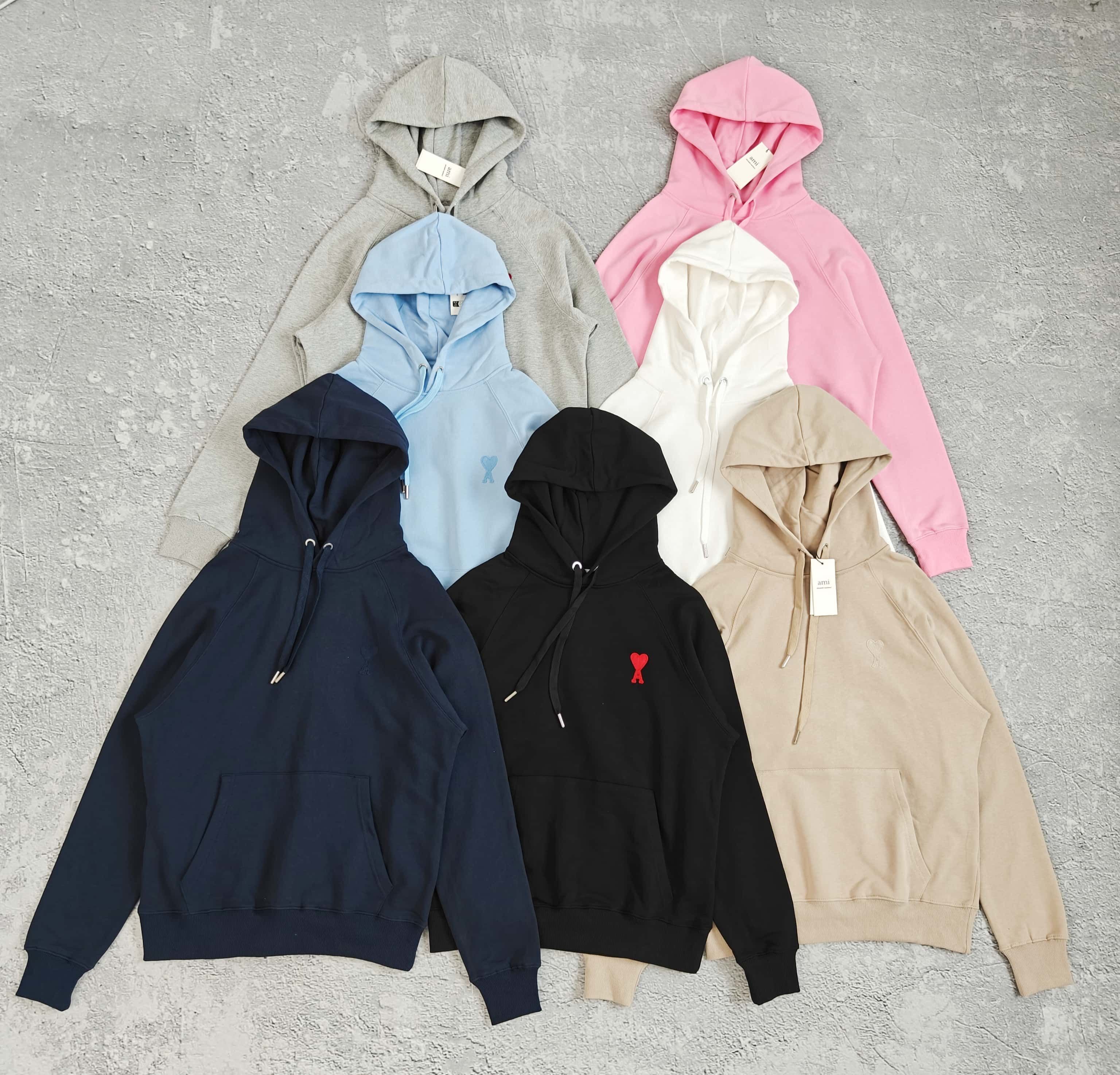 1to1reps Hoodies/Sweaters fashion reps product 七色小标连帽卫衣- 米 528814（Z