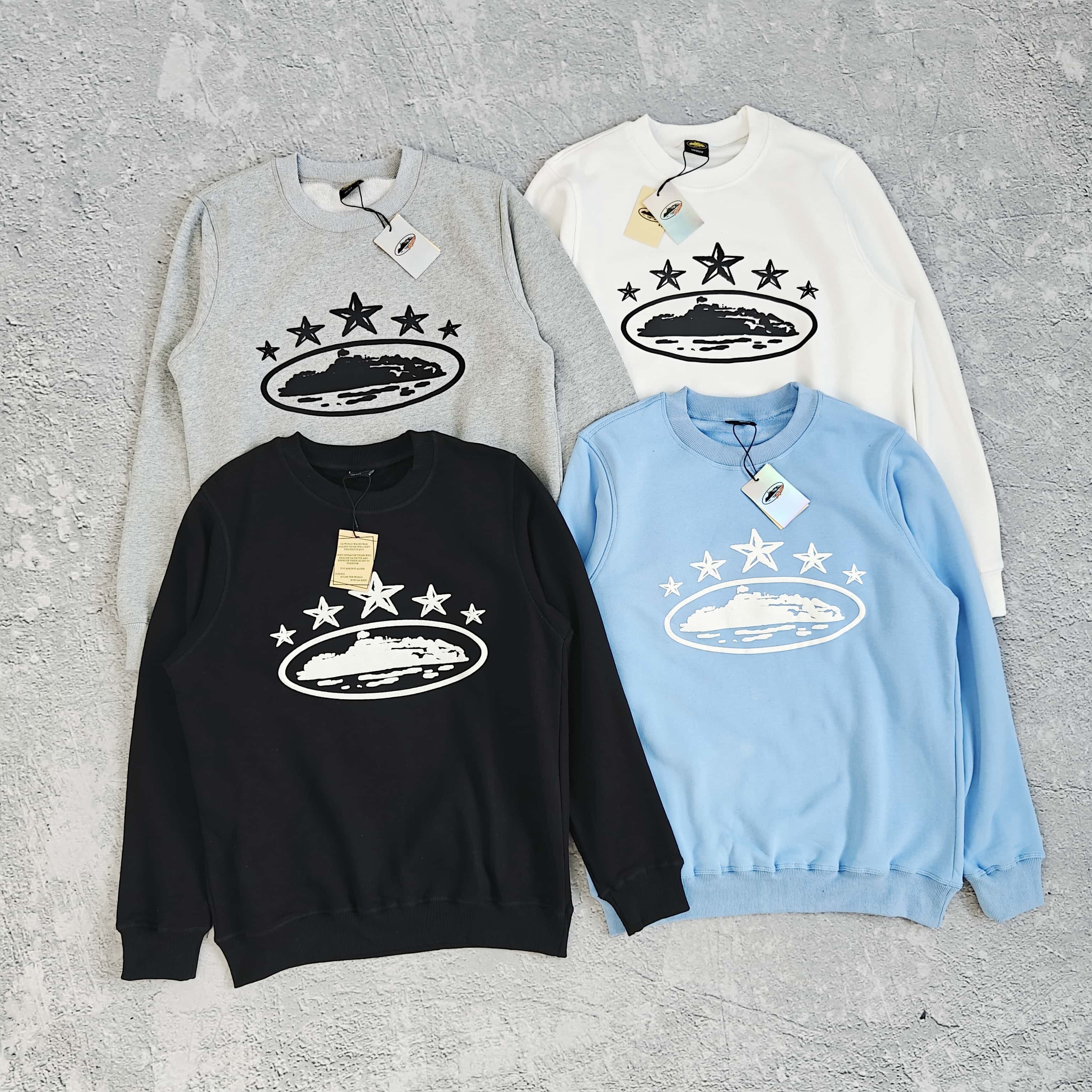 1to1reps Hoodies/Sweaters fashion reps product 四色圆领印花卫衣 - 饿 528760（