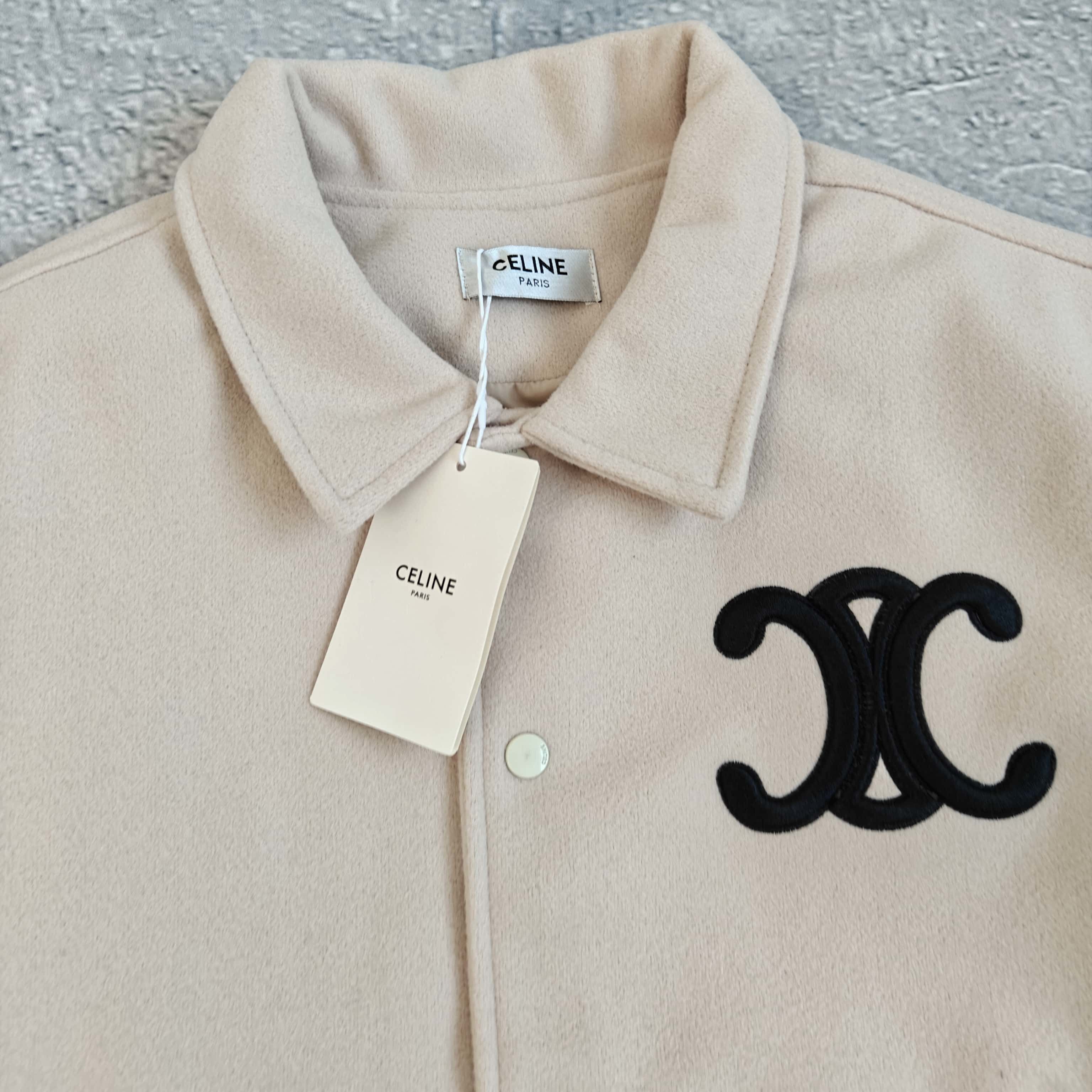 卡其白色拼接棒球服夹克外套 - 琳 528862（ZN）