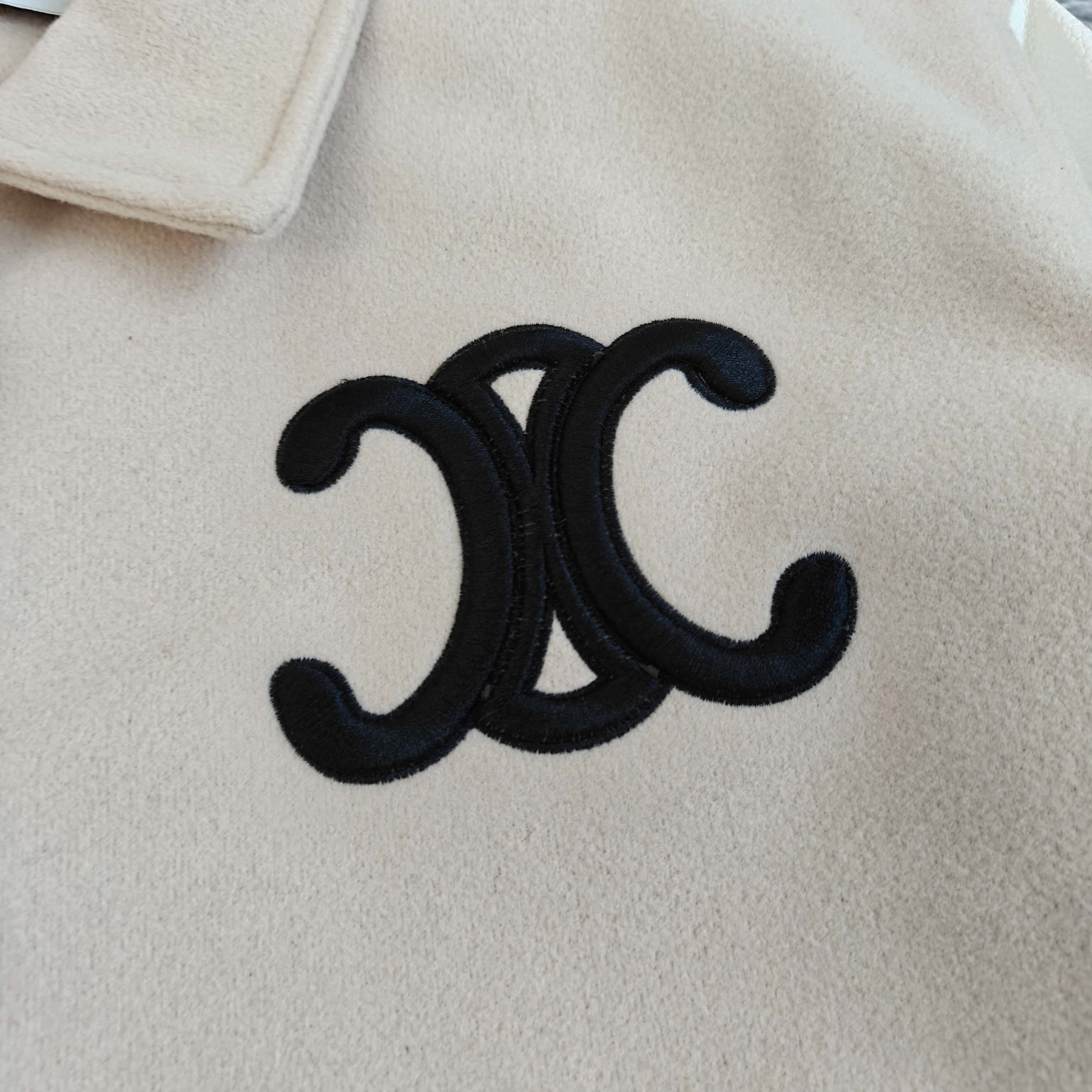 卡其白色拼接棒球服夹克外套 - 琳 528862（ZN）