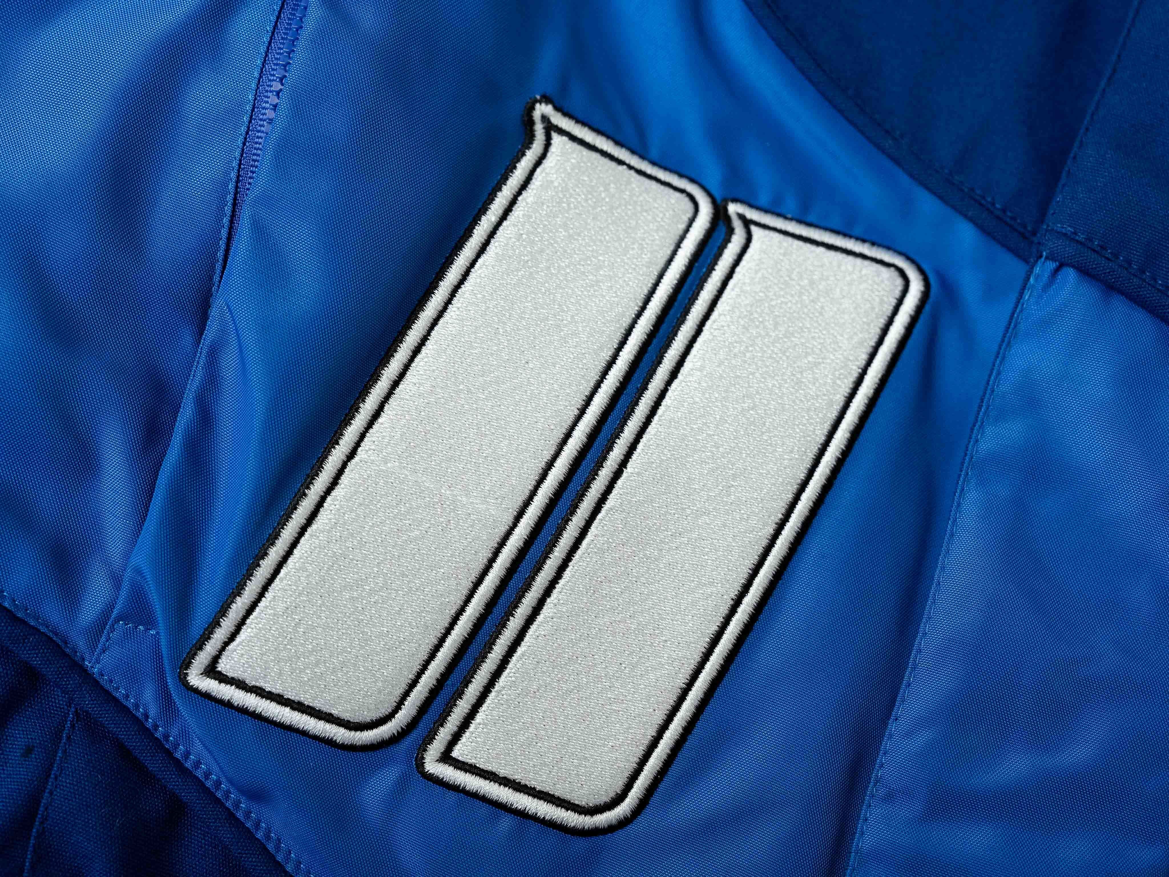 蓝棉服外套-火  528002