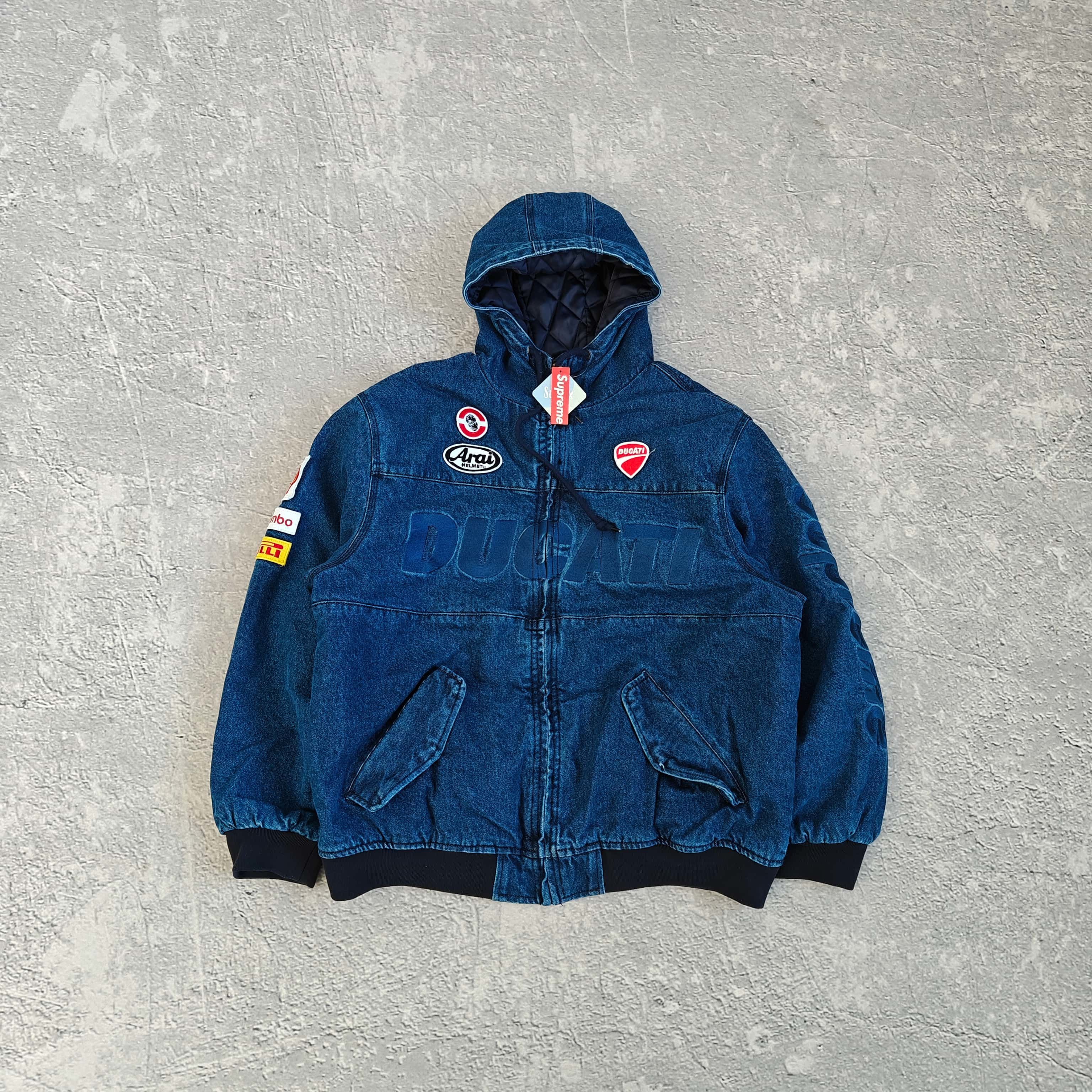 两色大标车机车服夹克外套 - 瑞 5281061