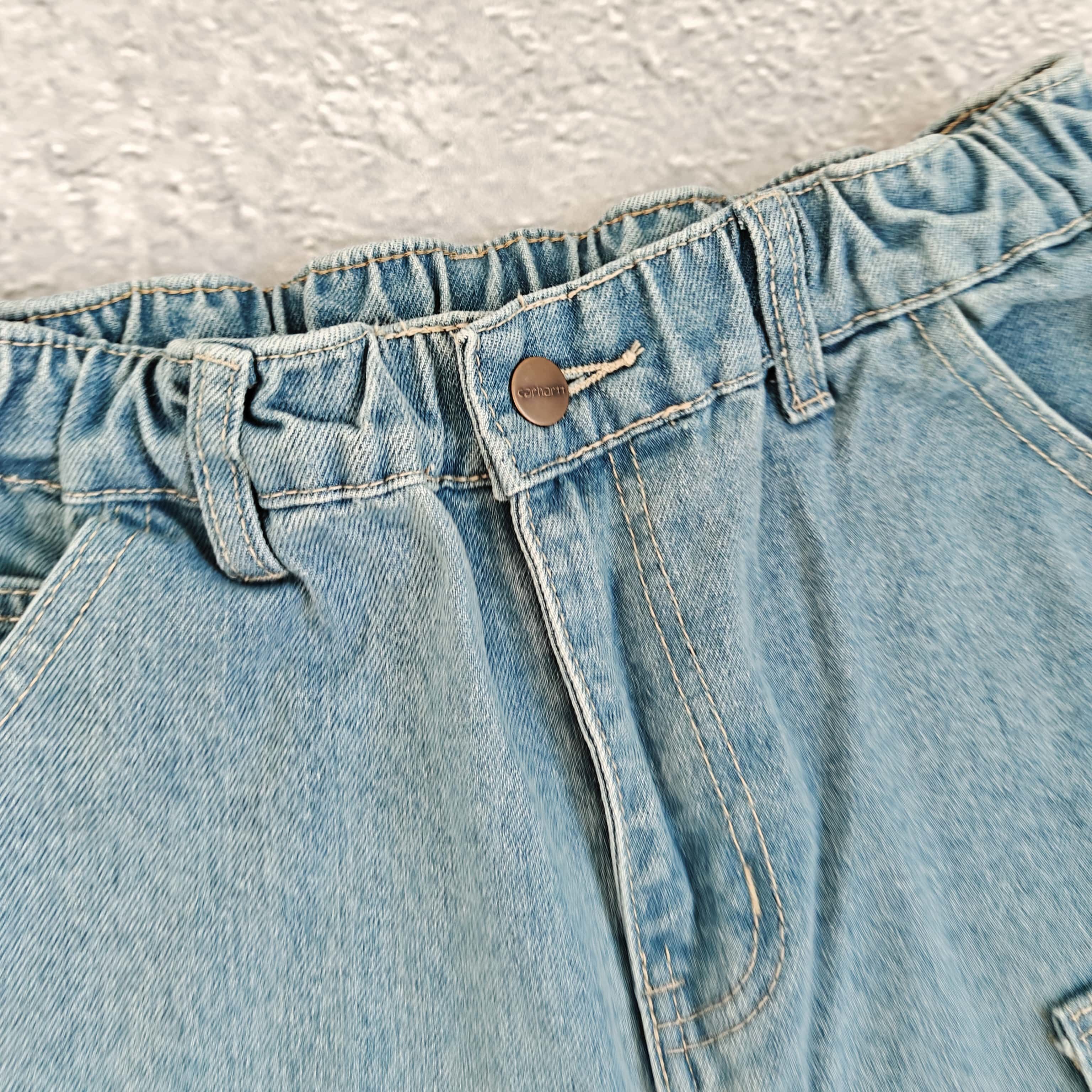 蓝色多口袋工装裤 - 卡 528417（GZ）