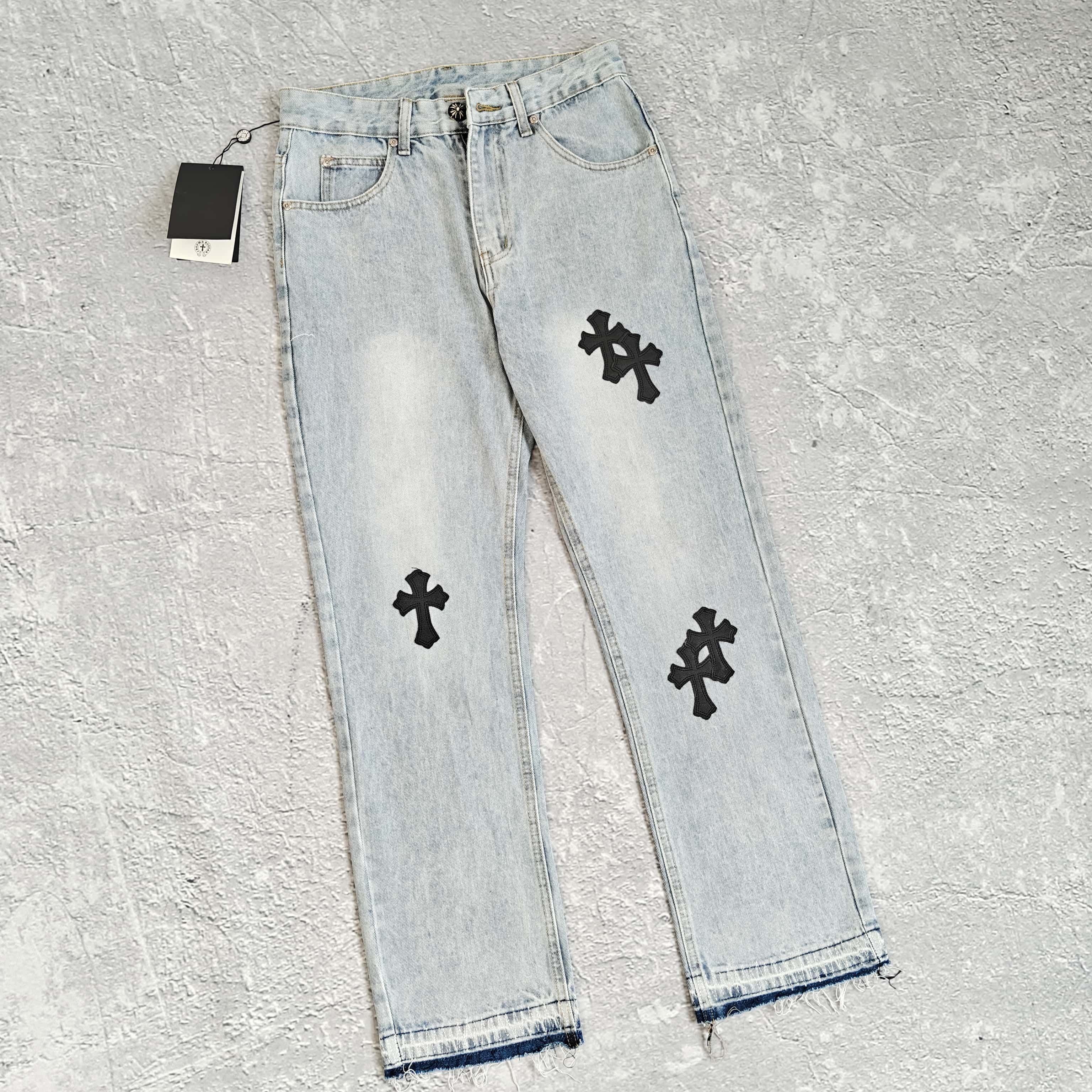 1to1reps Pants/Shorts fashion reps product 蓝色黑标牛仔裤 - 可 528408 （