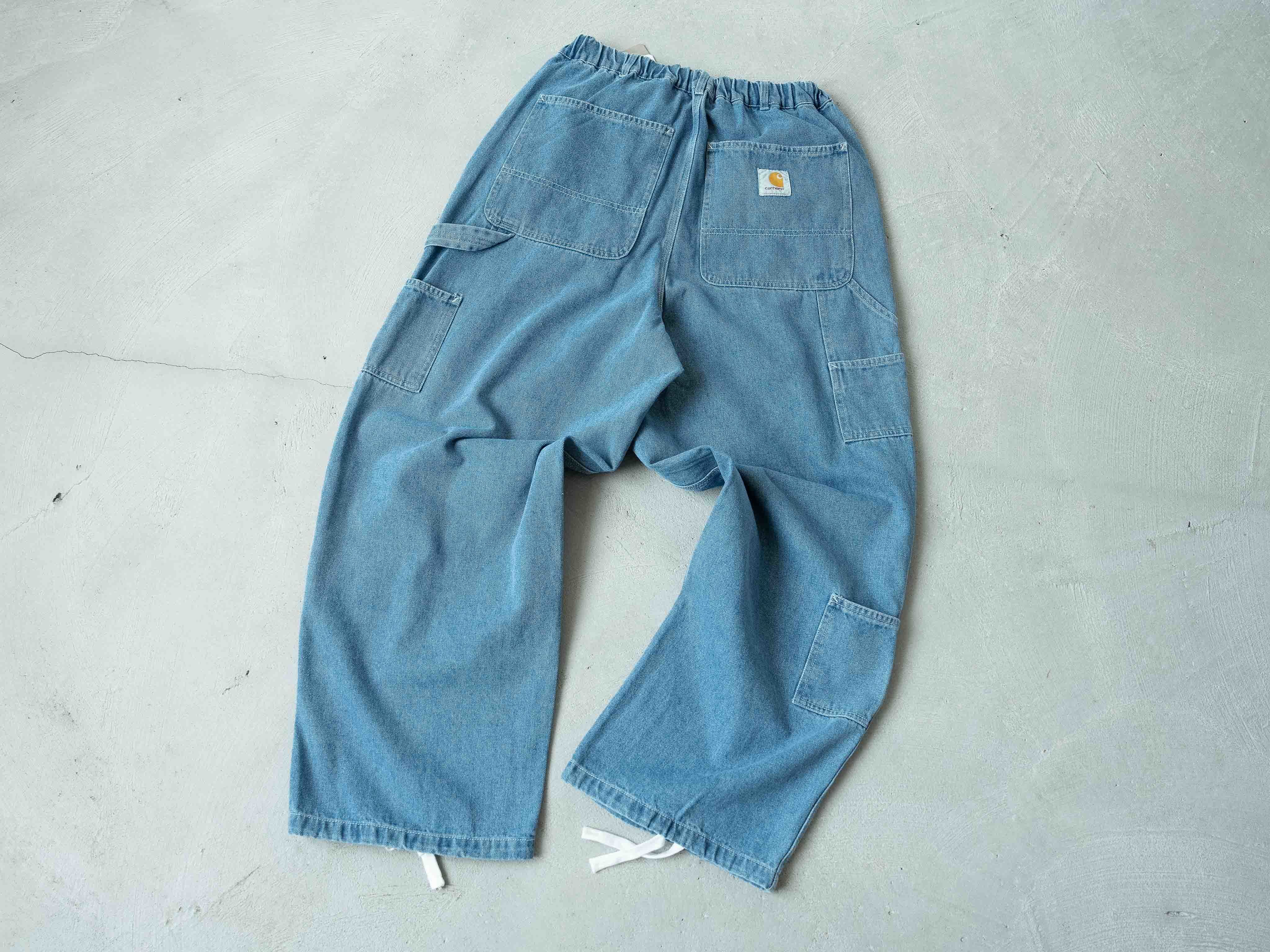 阔腿工装牛仔裤-卡  528075