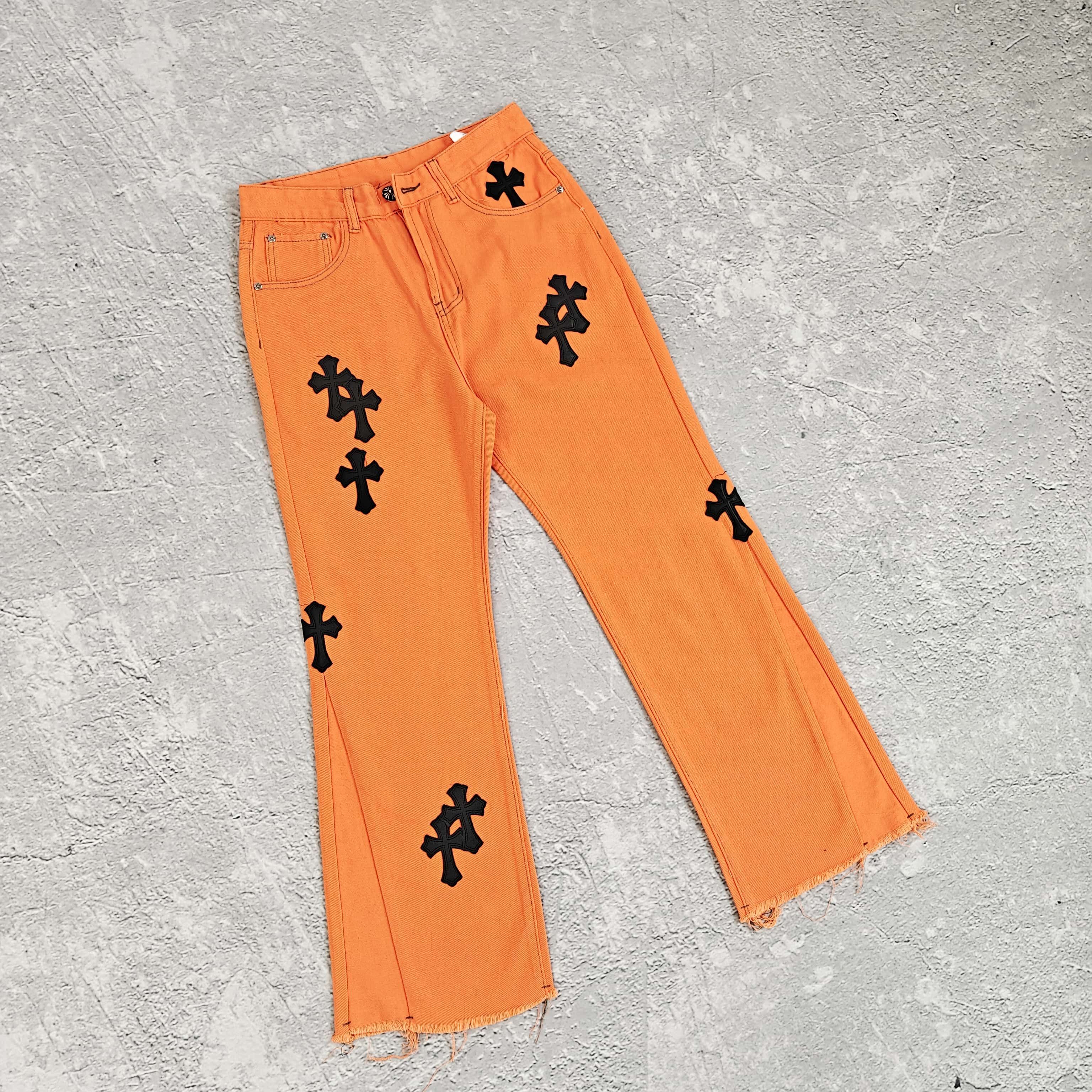 1to1reps Pants/Shorts fashion reps product 橙色黑标牛仔裤 - 可 528402 （