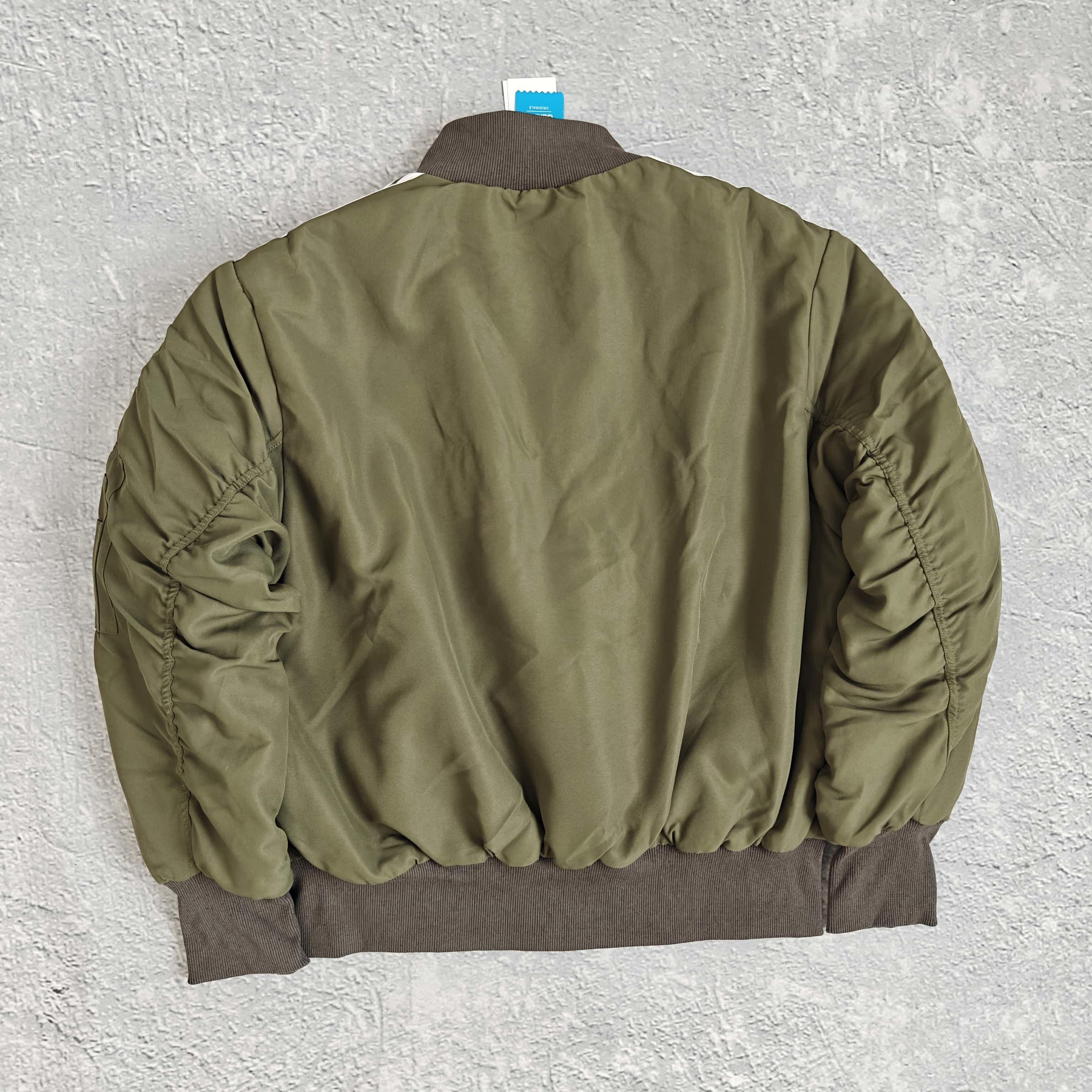 两色胸前小标拉链棉服夹克外套 - 滴 528785（YQ）