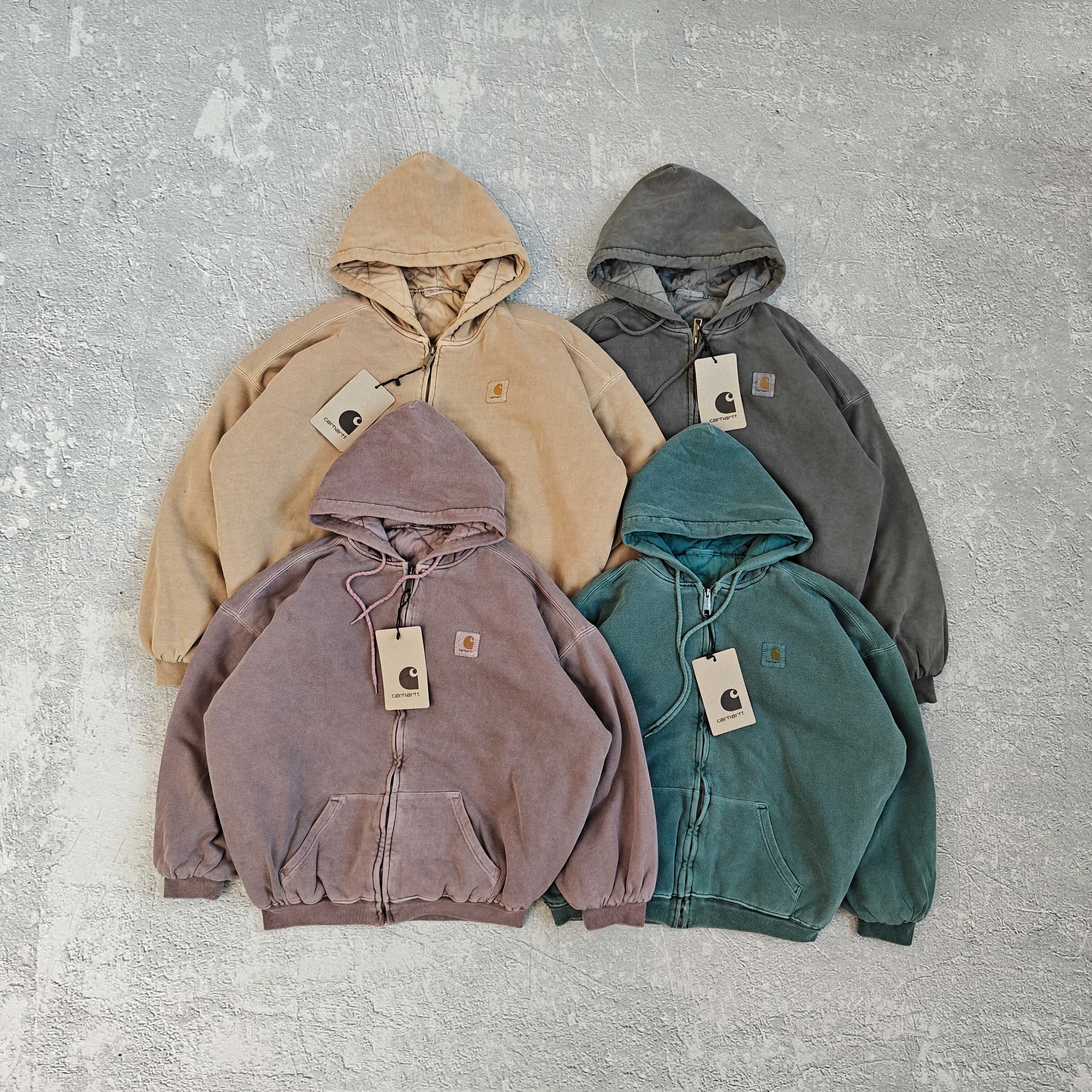 四色连帽棉服夹克-卡 5281057