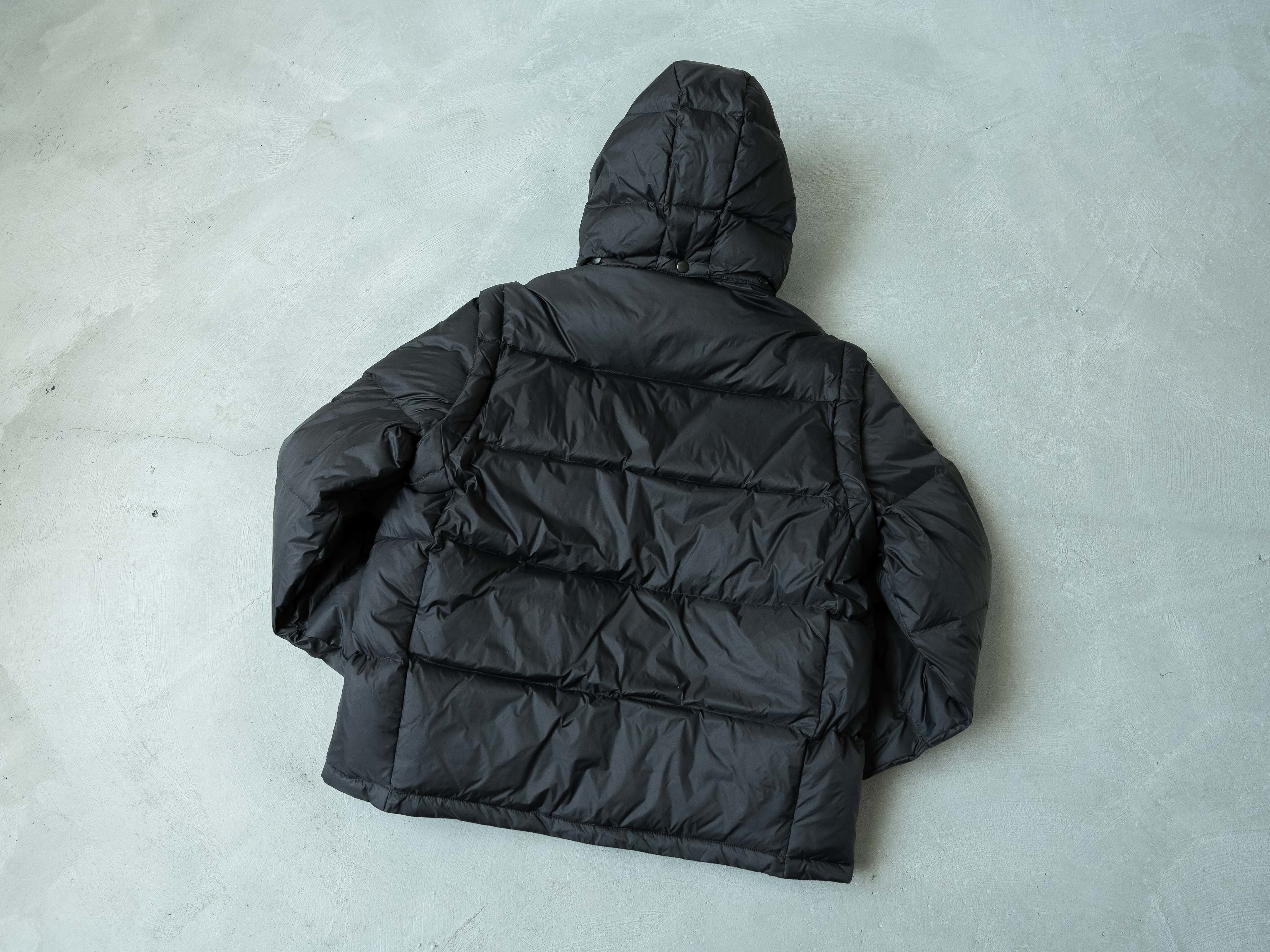 两色连帽羽绒服-孟 886002