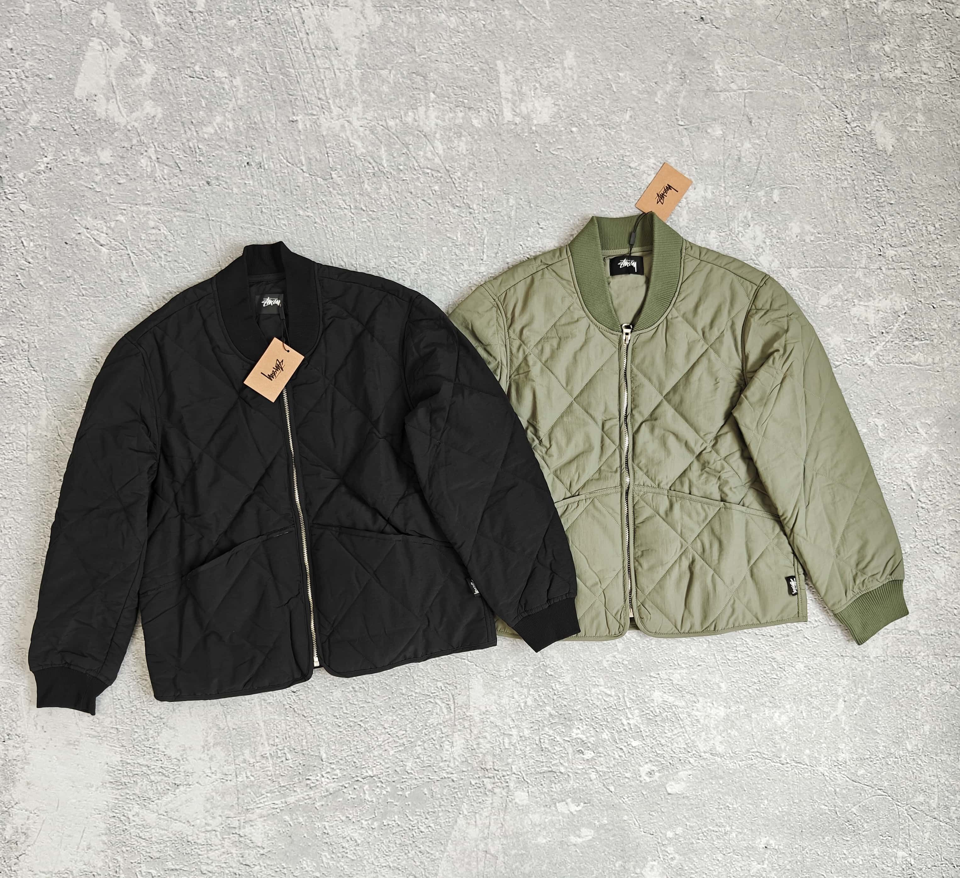两色背后贴布菱形格棉服 - 西 528641（YHX）