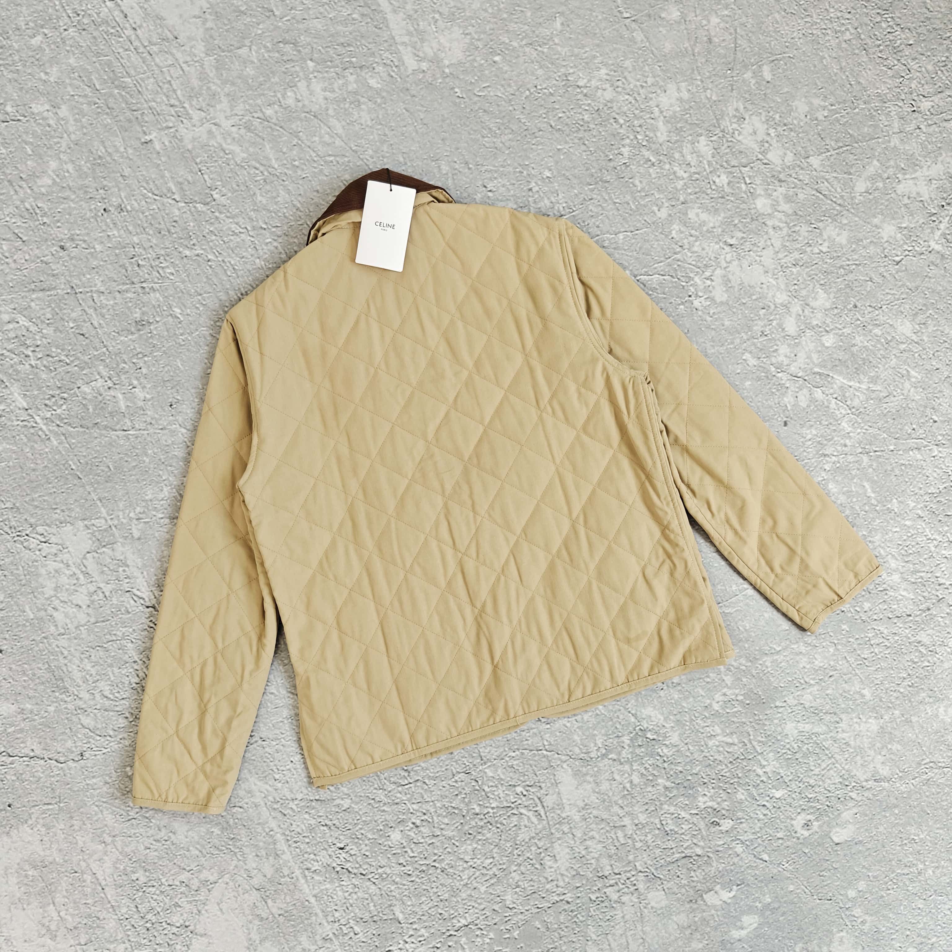 卡其色菱形格棉服 - 琳 528525 （YHX）